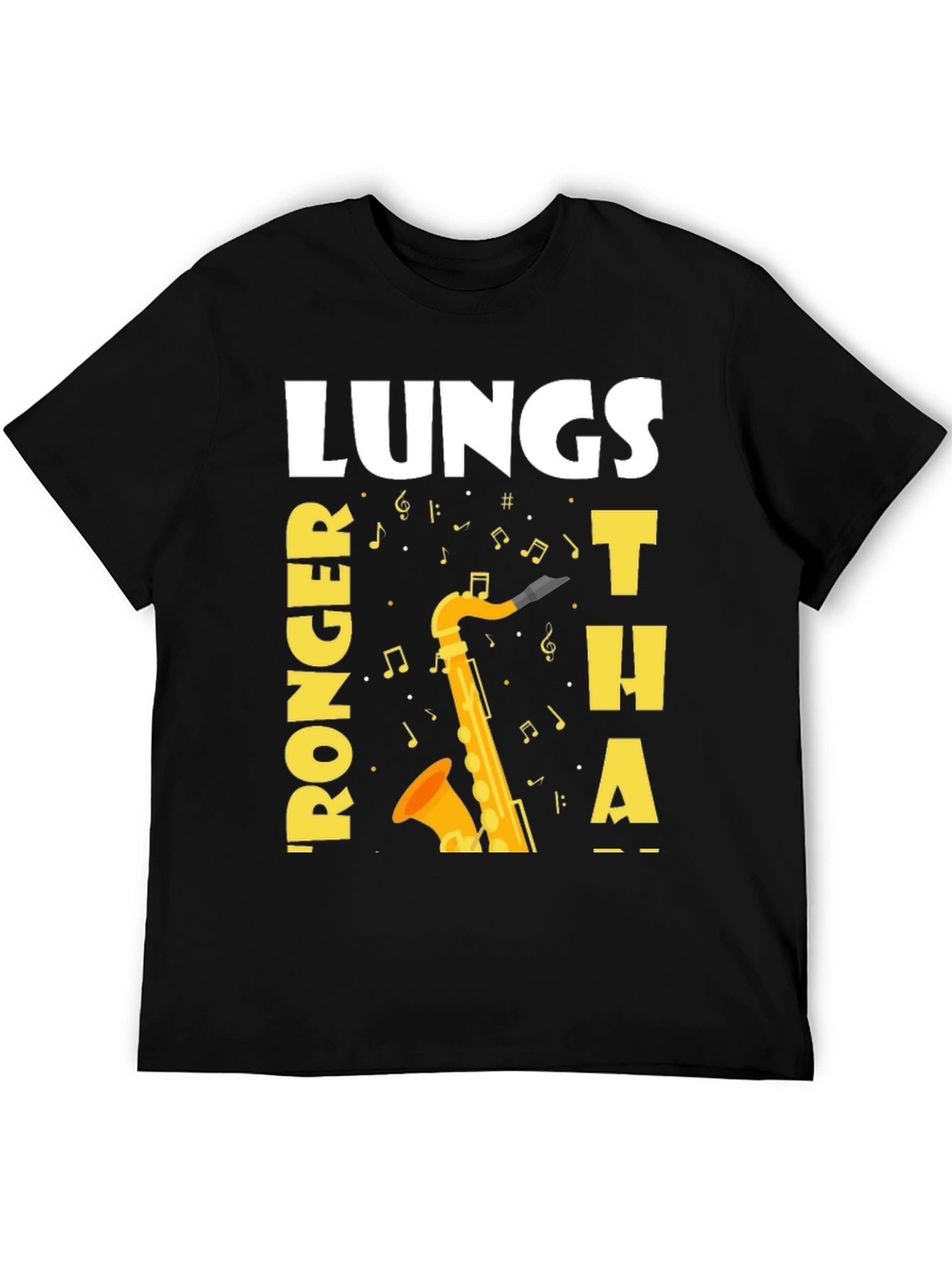 Saxophone Player Funny Lungs T-Shirt