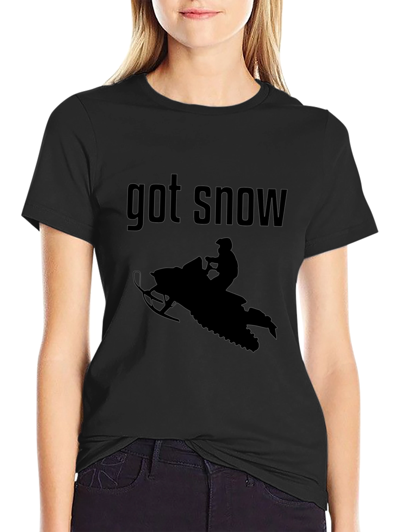 Got Snow? Graphic Tee - Snowmobile Design