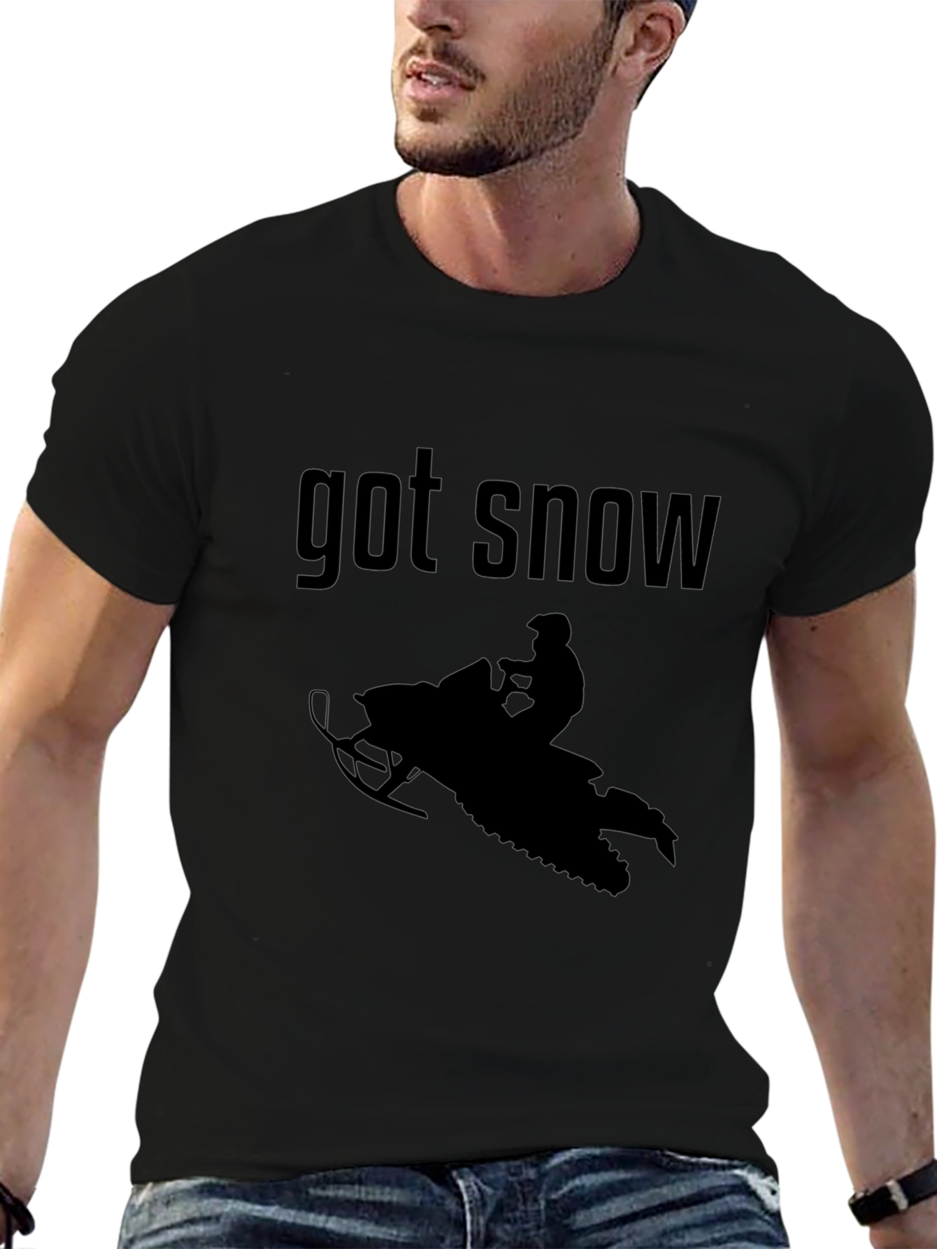 Got Snow? Graphic Tee - Snowmobile Design