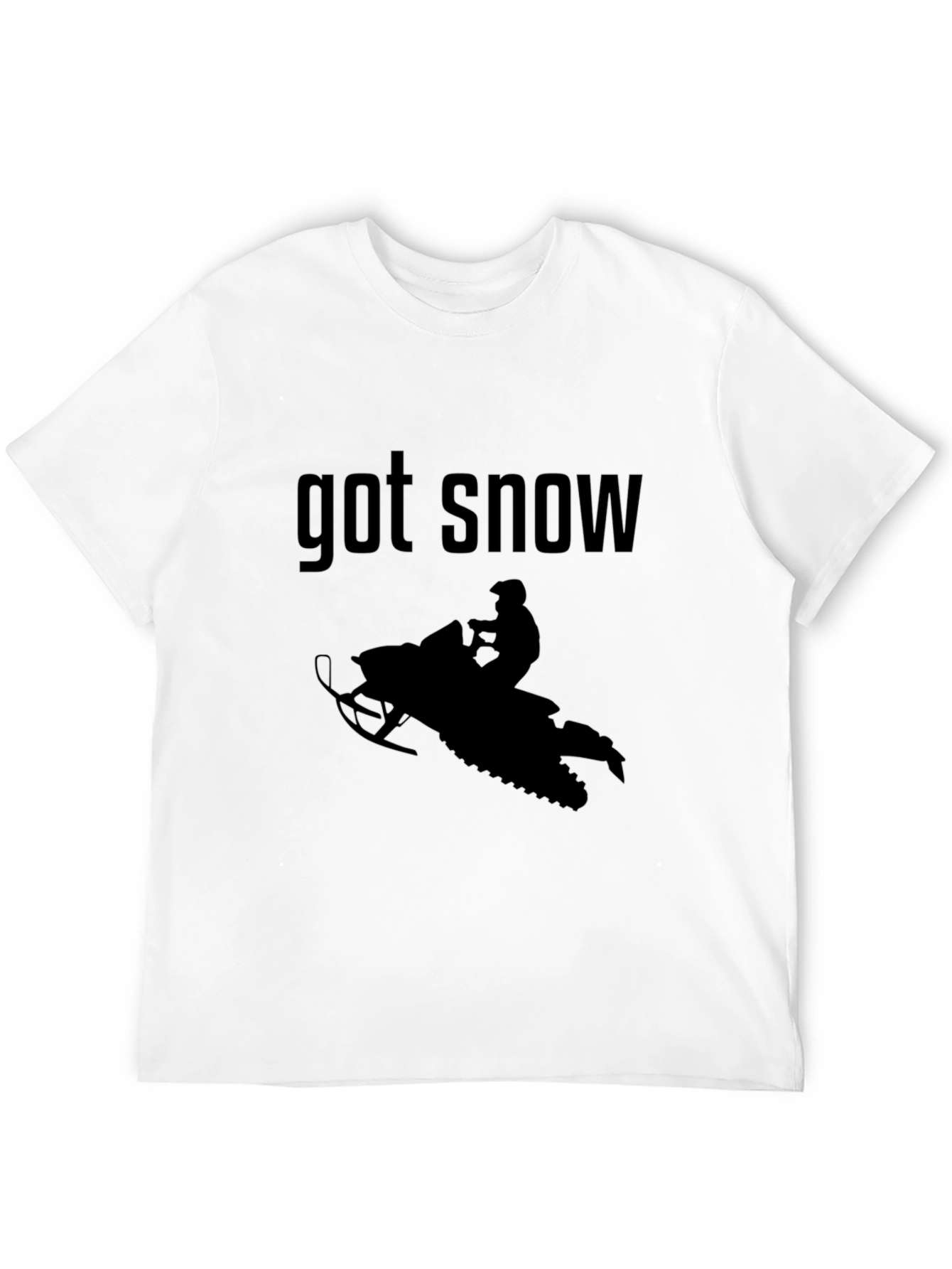 Got Snow? Graphic Tee - Snowmobile Design