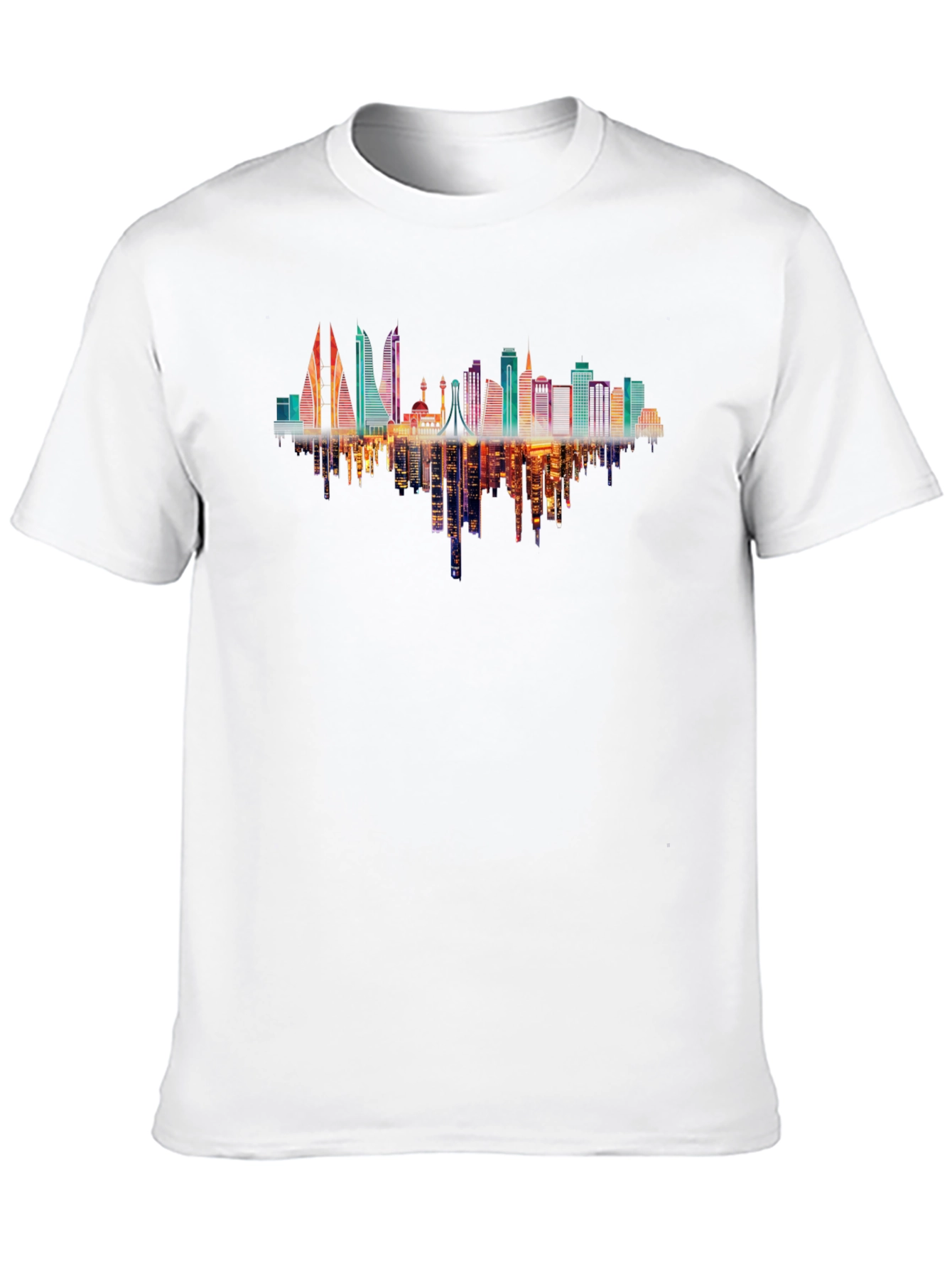 Cityscape T-Shirt - Urban Reflection