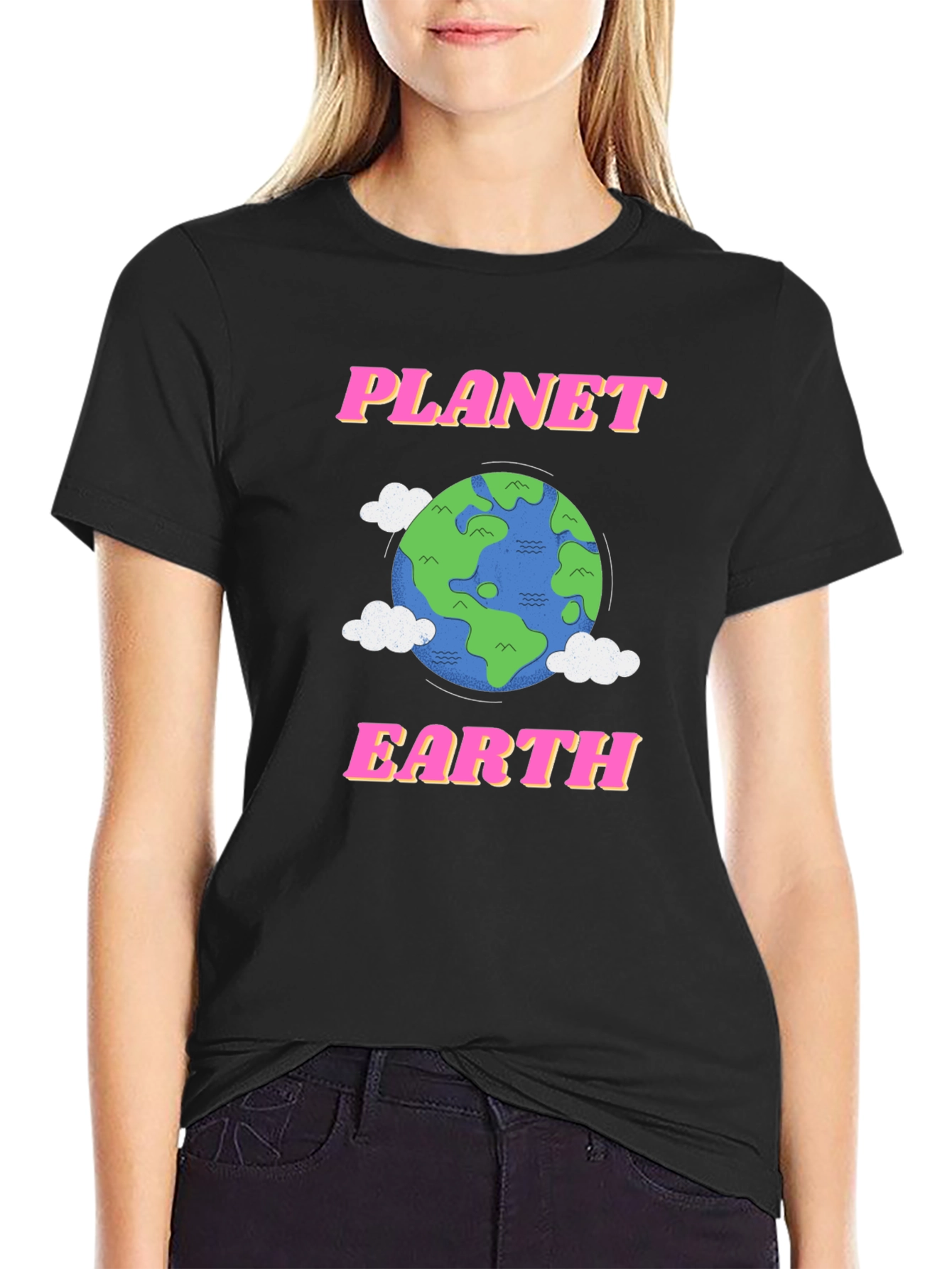Planet Earth Graphic Tee - Retro Style
