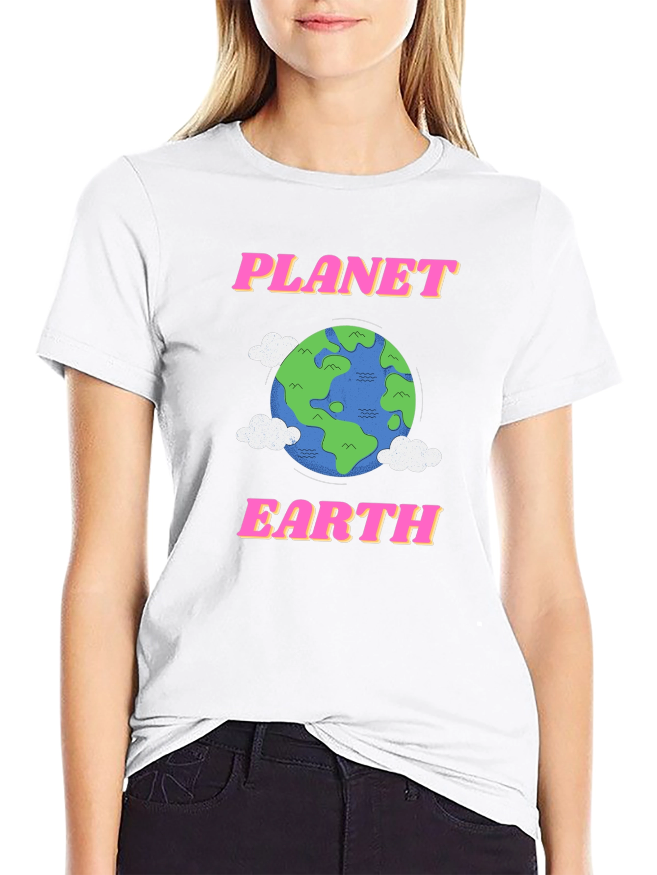 Planet Earth Graphic Tee - Retro Style