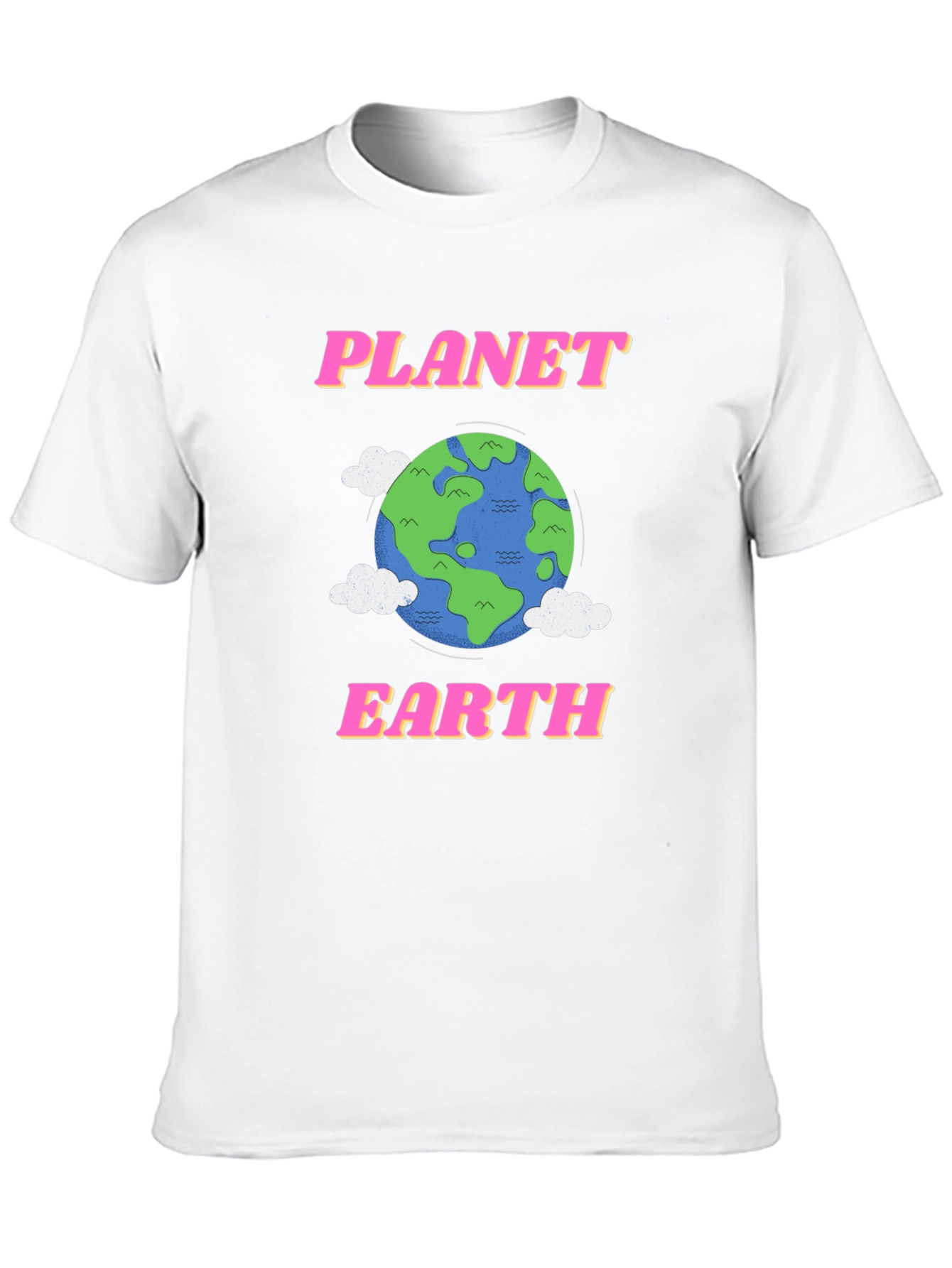 Planet Earth Graphic Tee - Retro Style