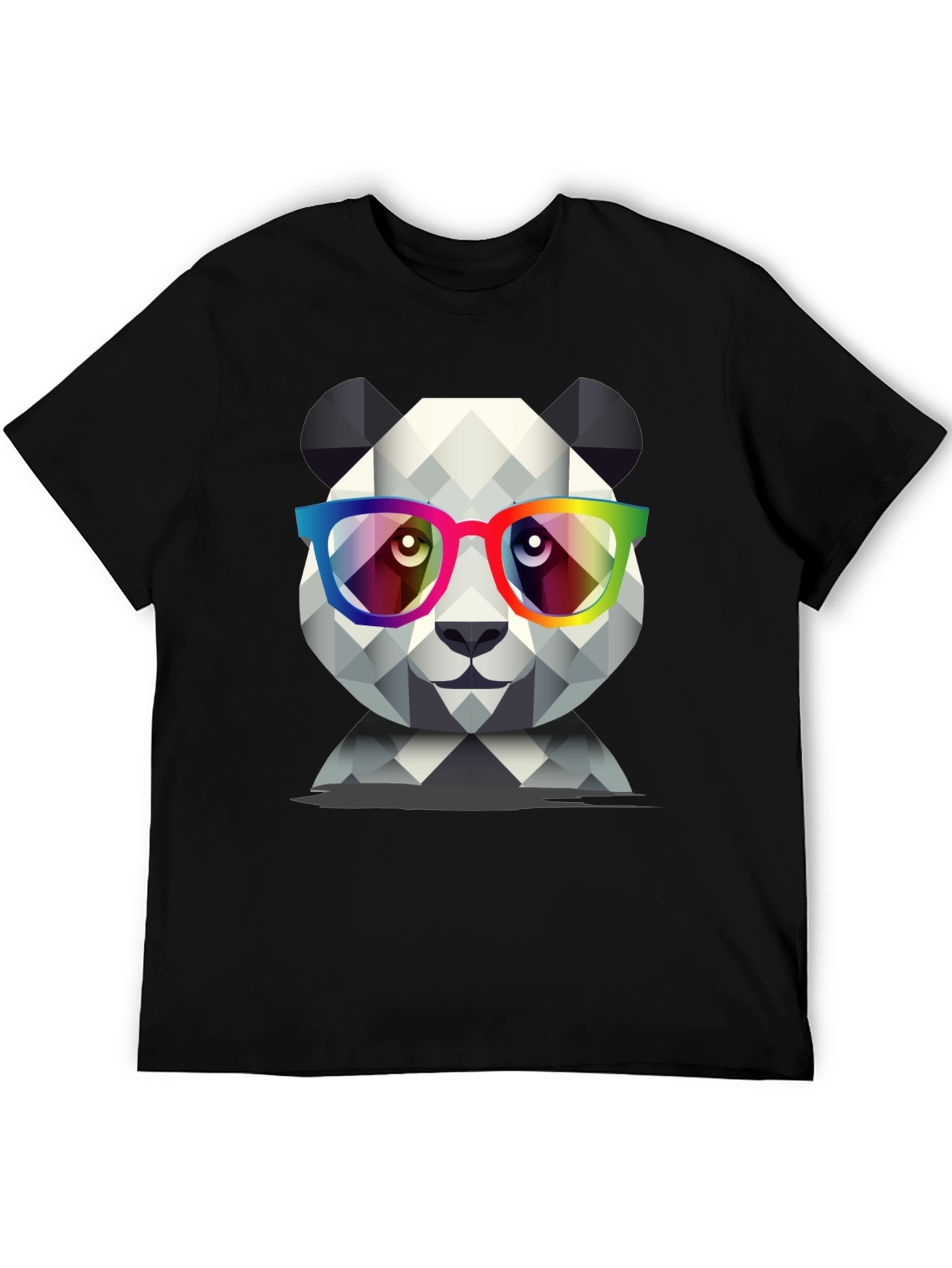 Geometric Panda T-Shirt