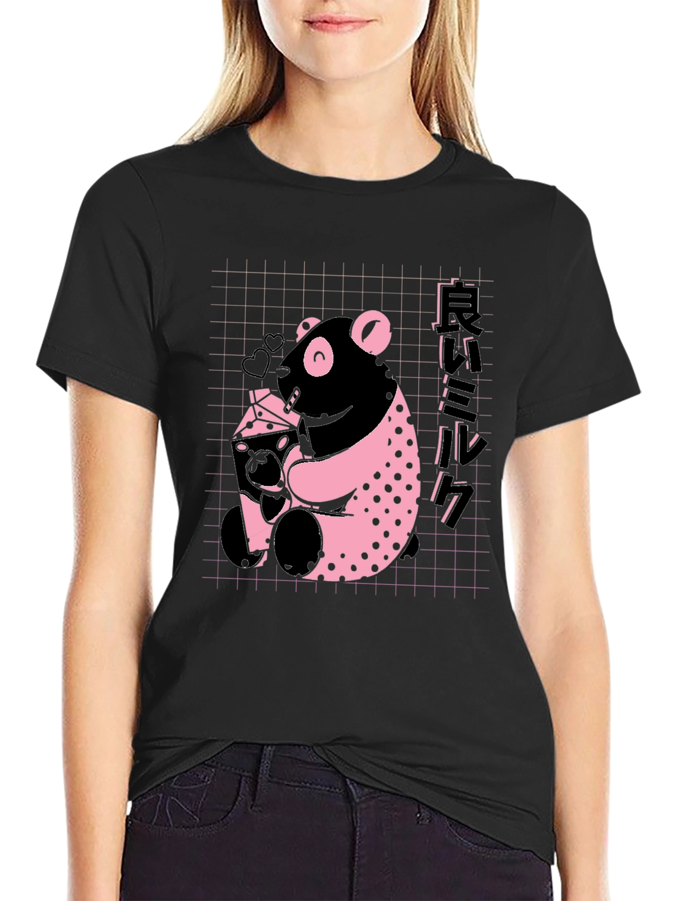 Panda Bubble Tea Graphic Tee