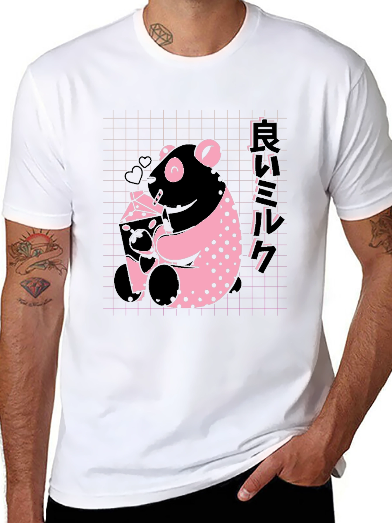 Panda Bubble Tea Graphic Tee