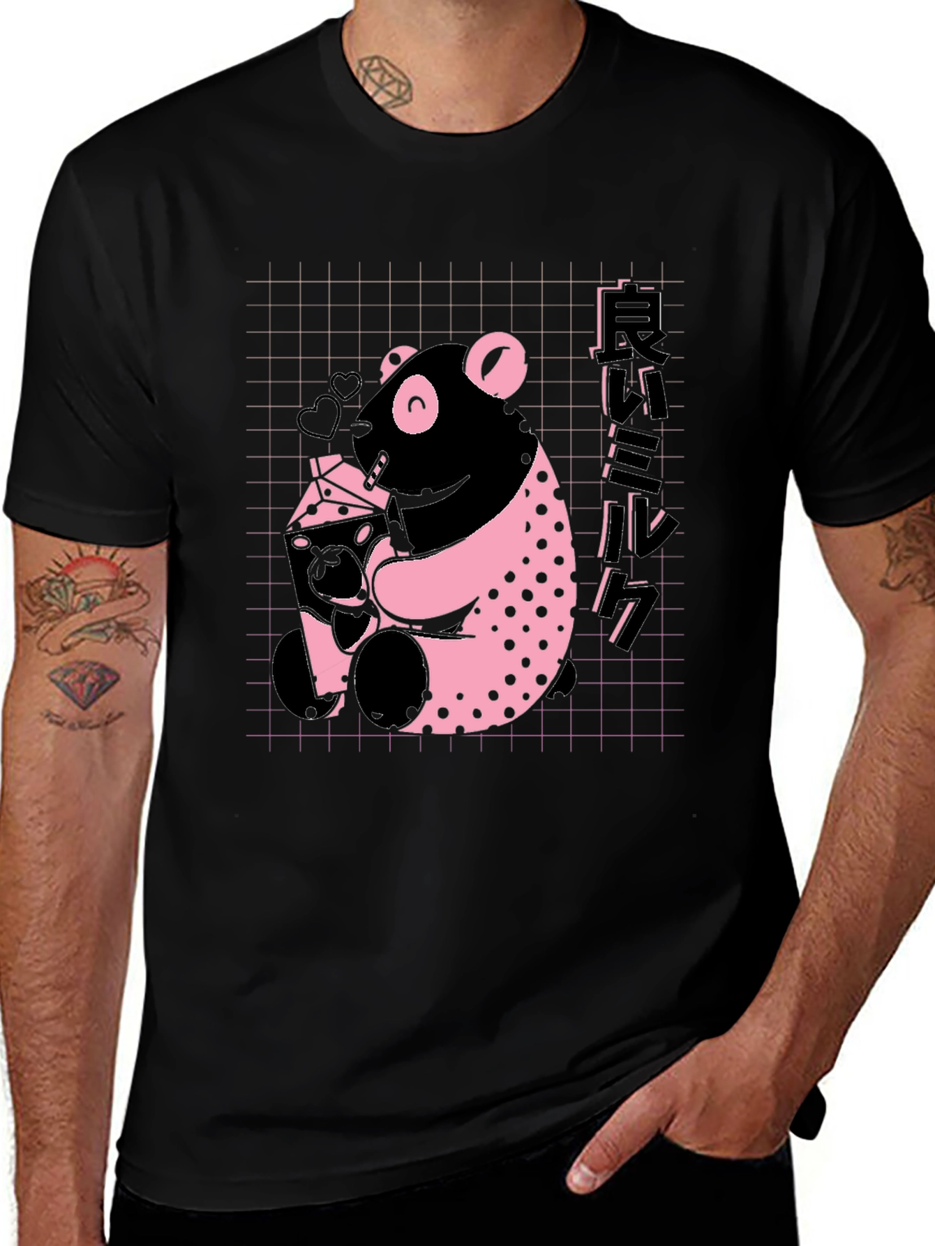Panda Bubble Tea Graphic Tee
