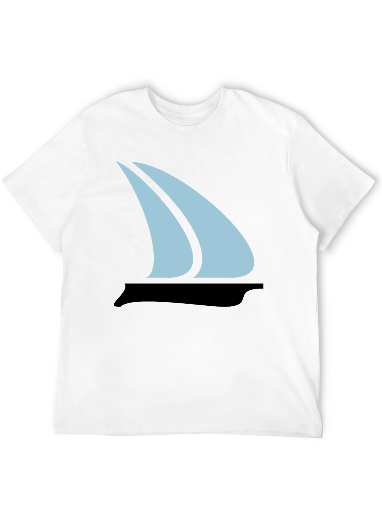 Sailboat Graphic Tee - Mens Black T-Shirt