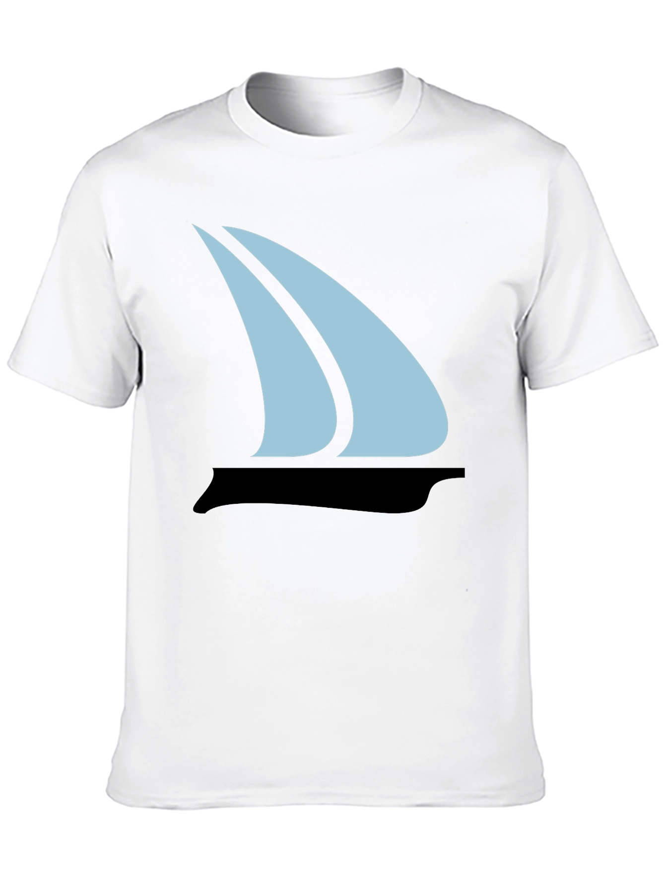 Sailboat Graphic Tee - Mens Black T-Shirt