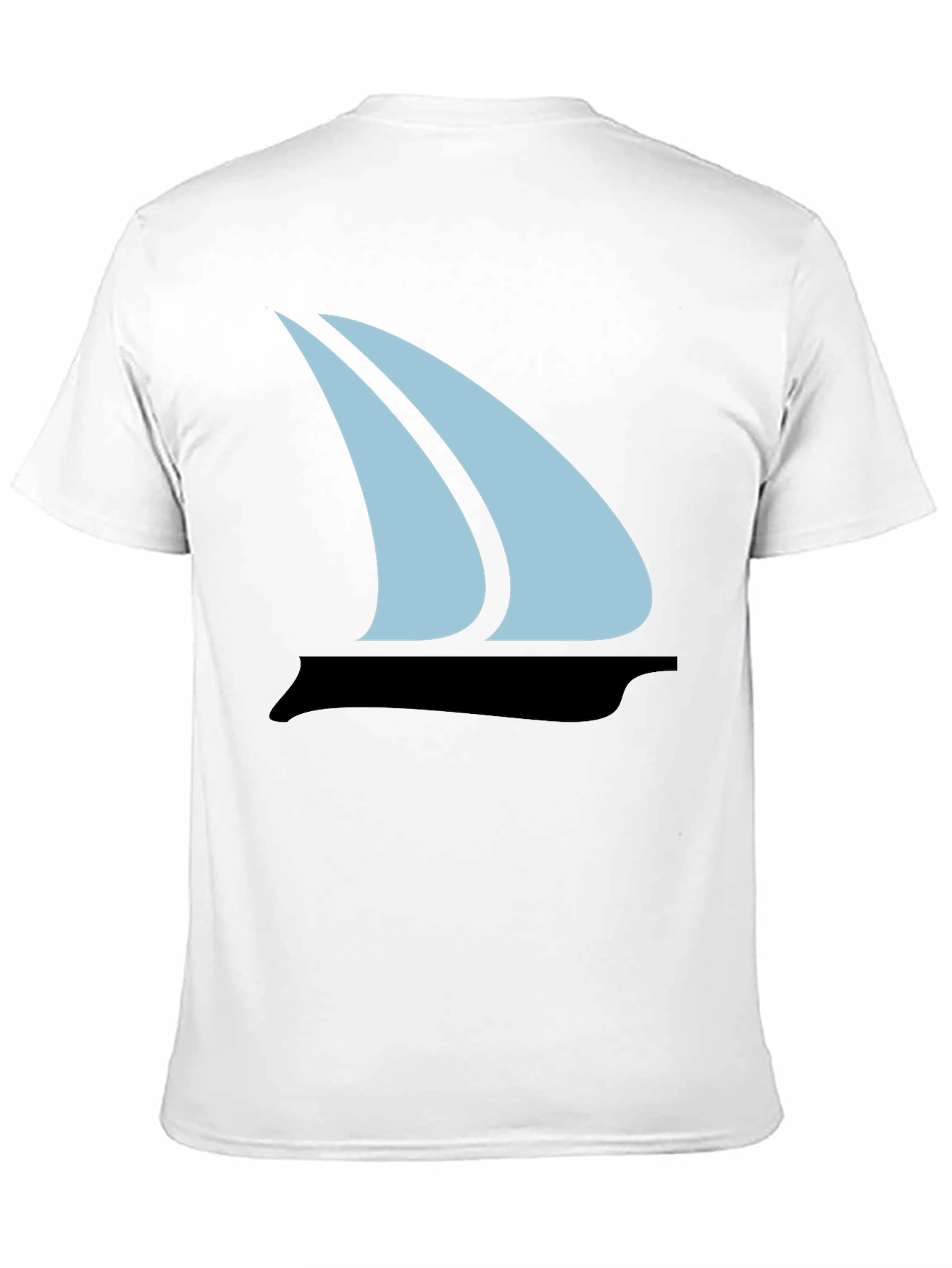 Sailboat Graphic Tee - Mens Black T-Shirt