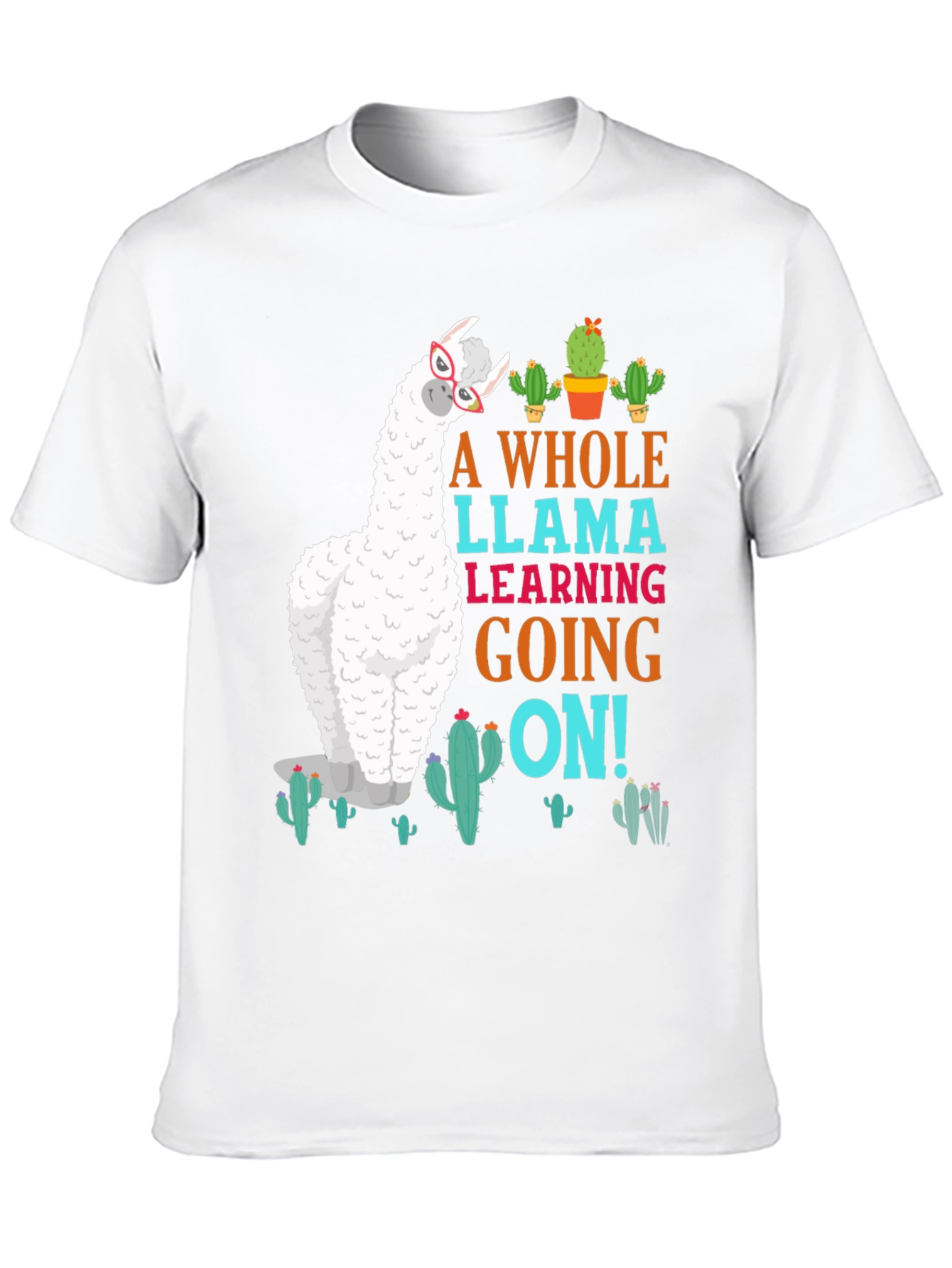 A Whole Llama Learning Going On T-Shirt
