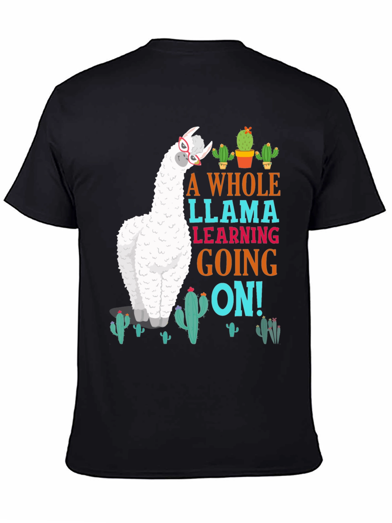 A Whole Llama Learning Going On T-Shirt