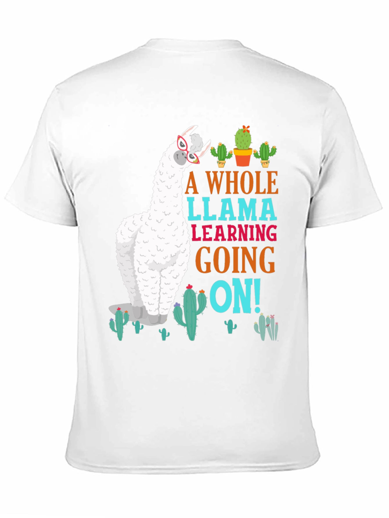 A Whole Llama Learning Going On T-Shirt