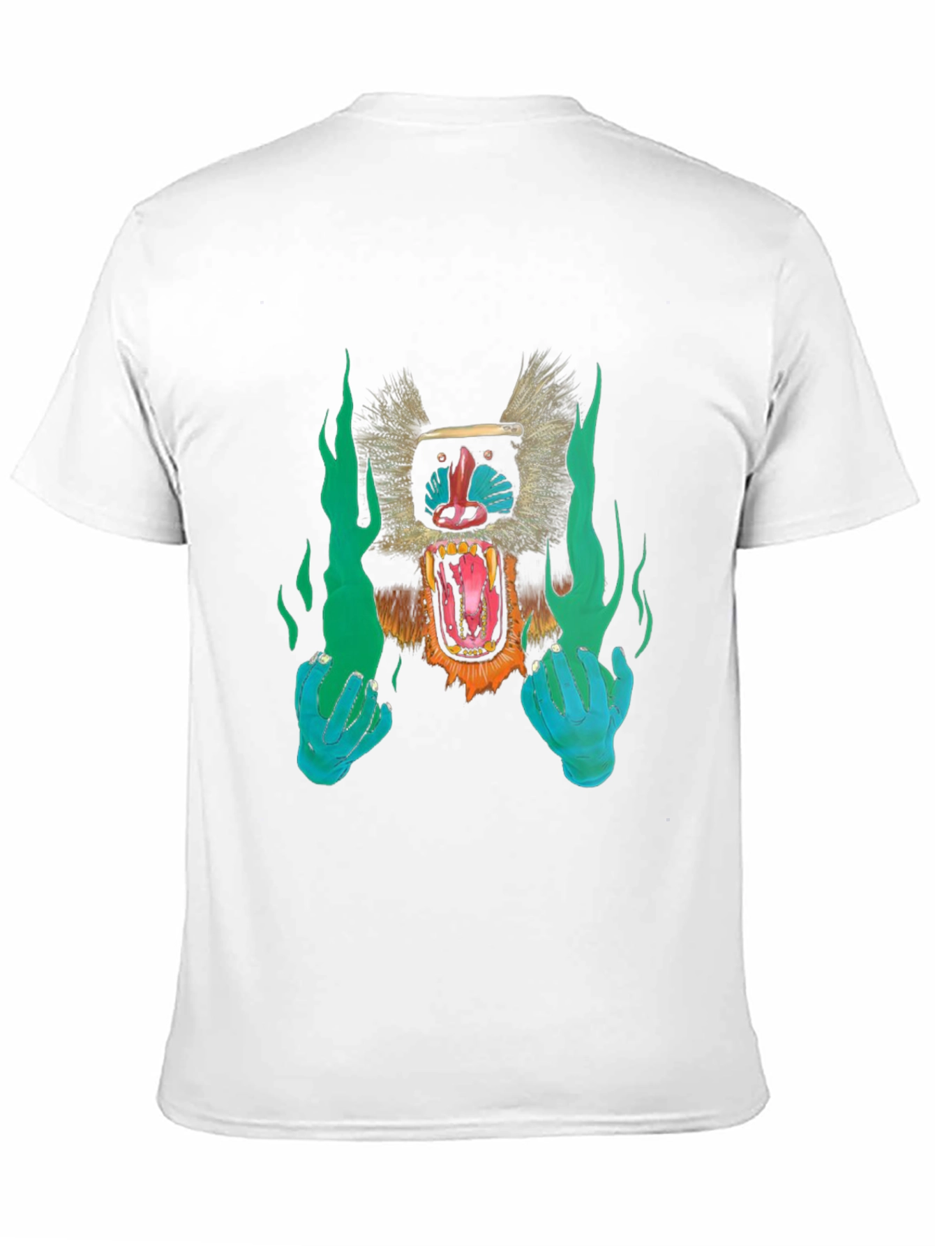 Monkey Rage Graphic Tee - Black