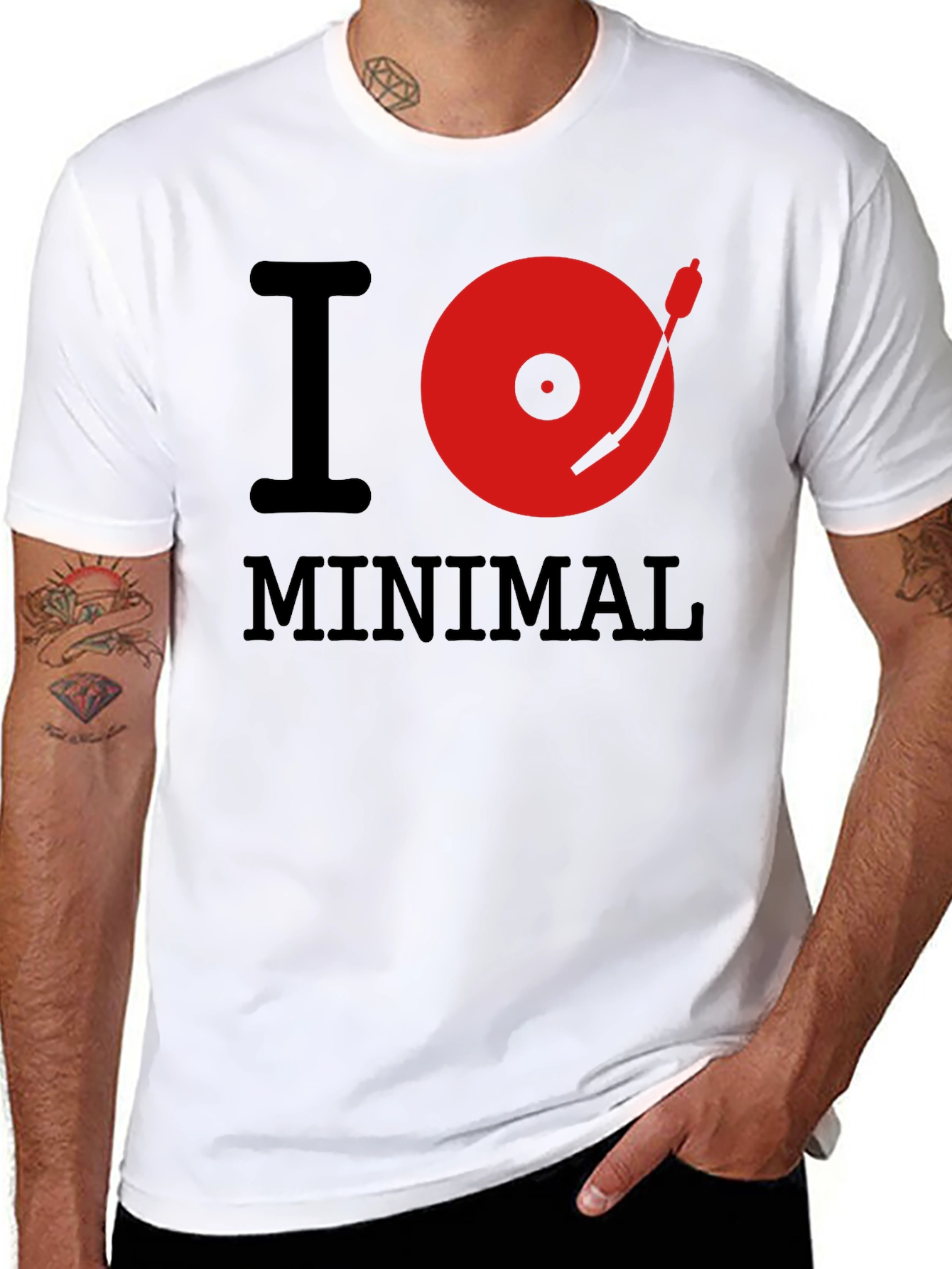 Minimal Music Lover T-Shirt