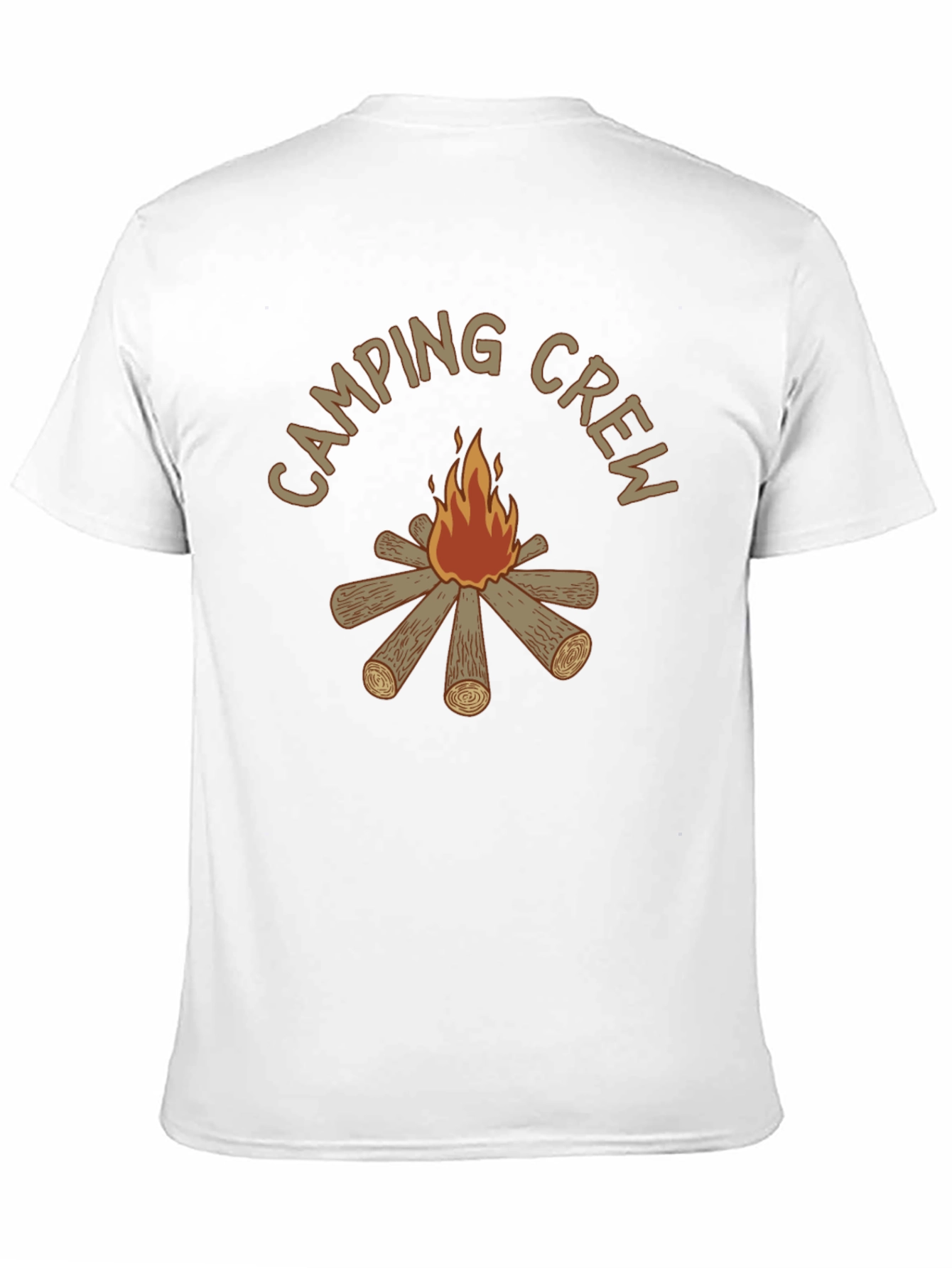 Camping Crew Campfire Graphic T-Shirt