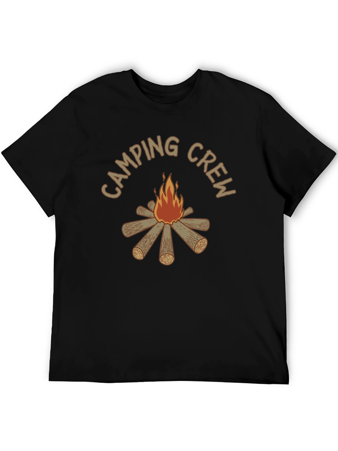 Camping Crew Campfire Graphic T-Shirt