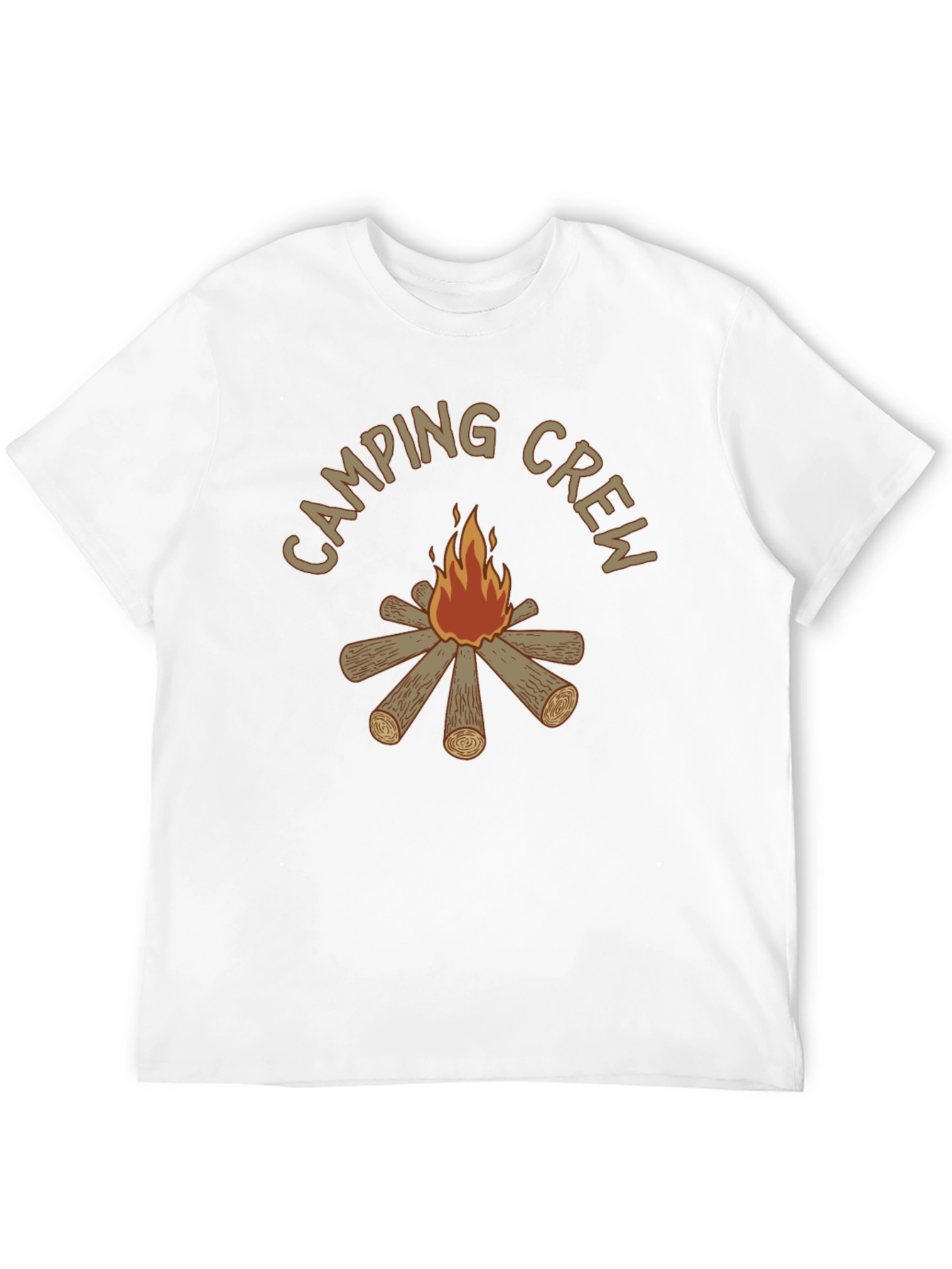 Camping Crew Campfire Graphic T-Shirt