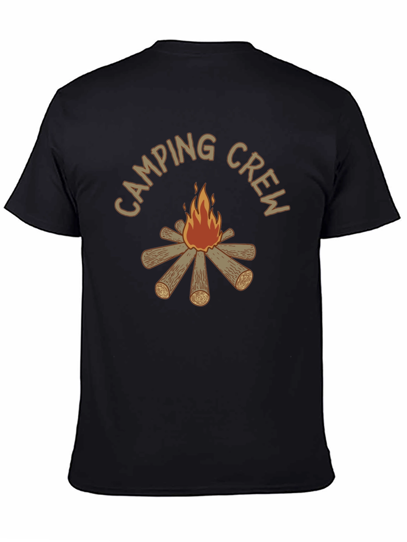 Camping Crew Campfire Graphic T-Shirt
