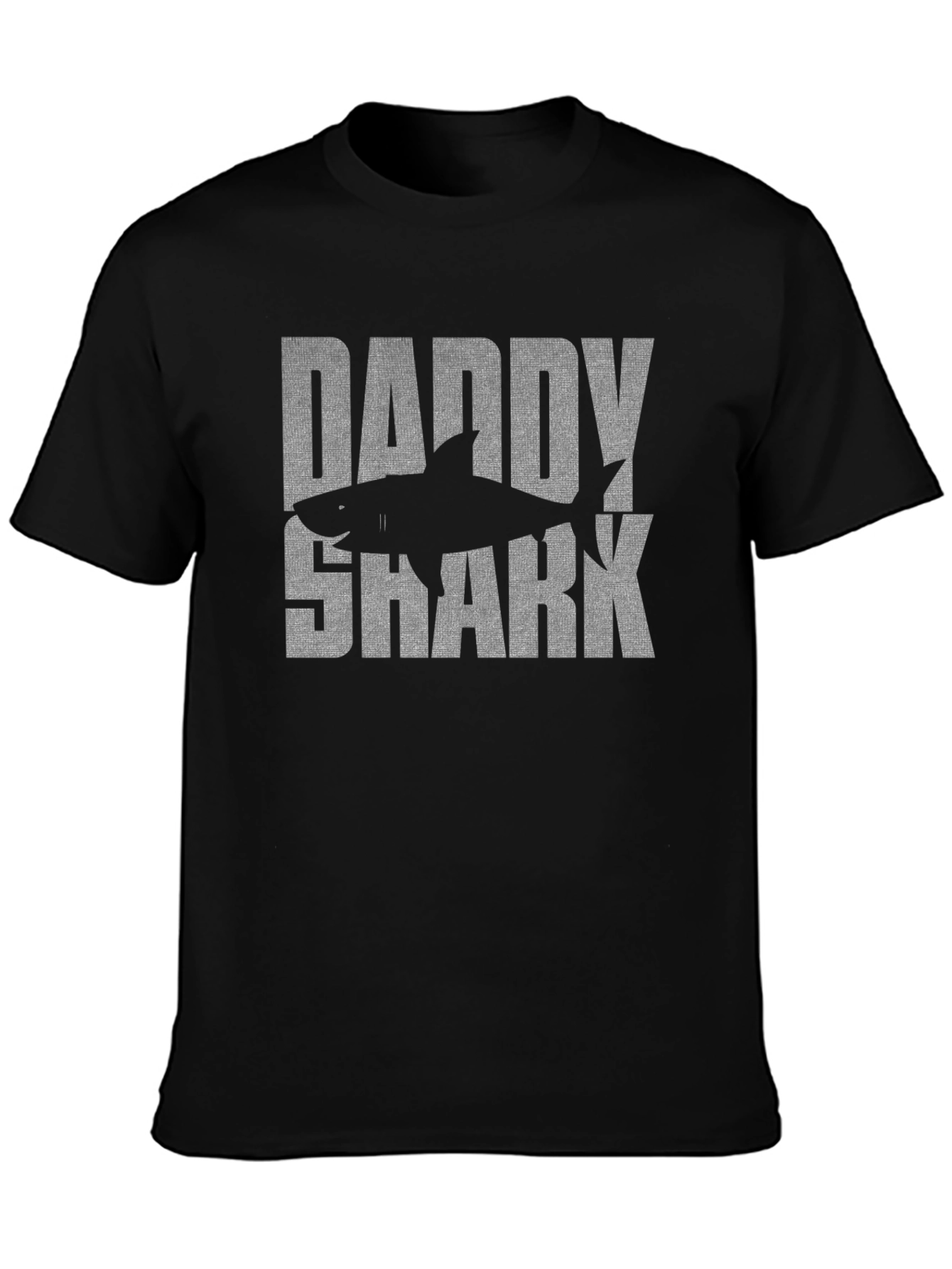 Daddy Shark T-Shirt - Mens Black Graphic Tee