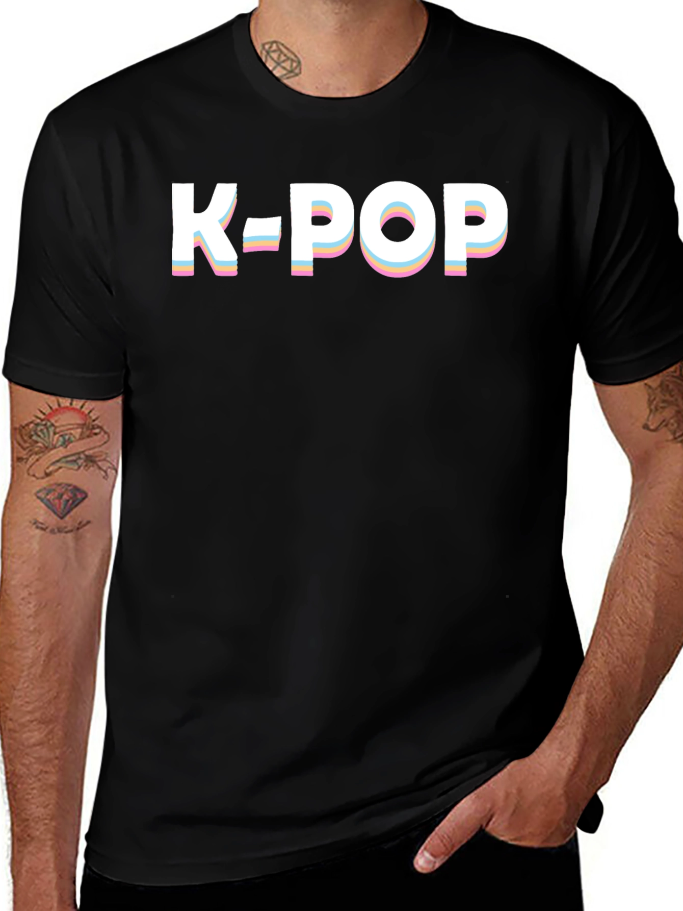 K-Pop Graphic Tee - Trendy Music Fan T-Shirt