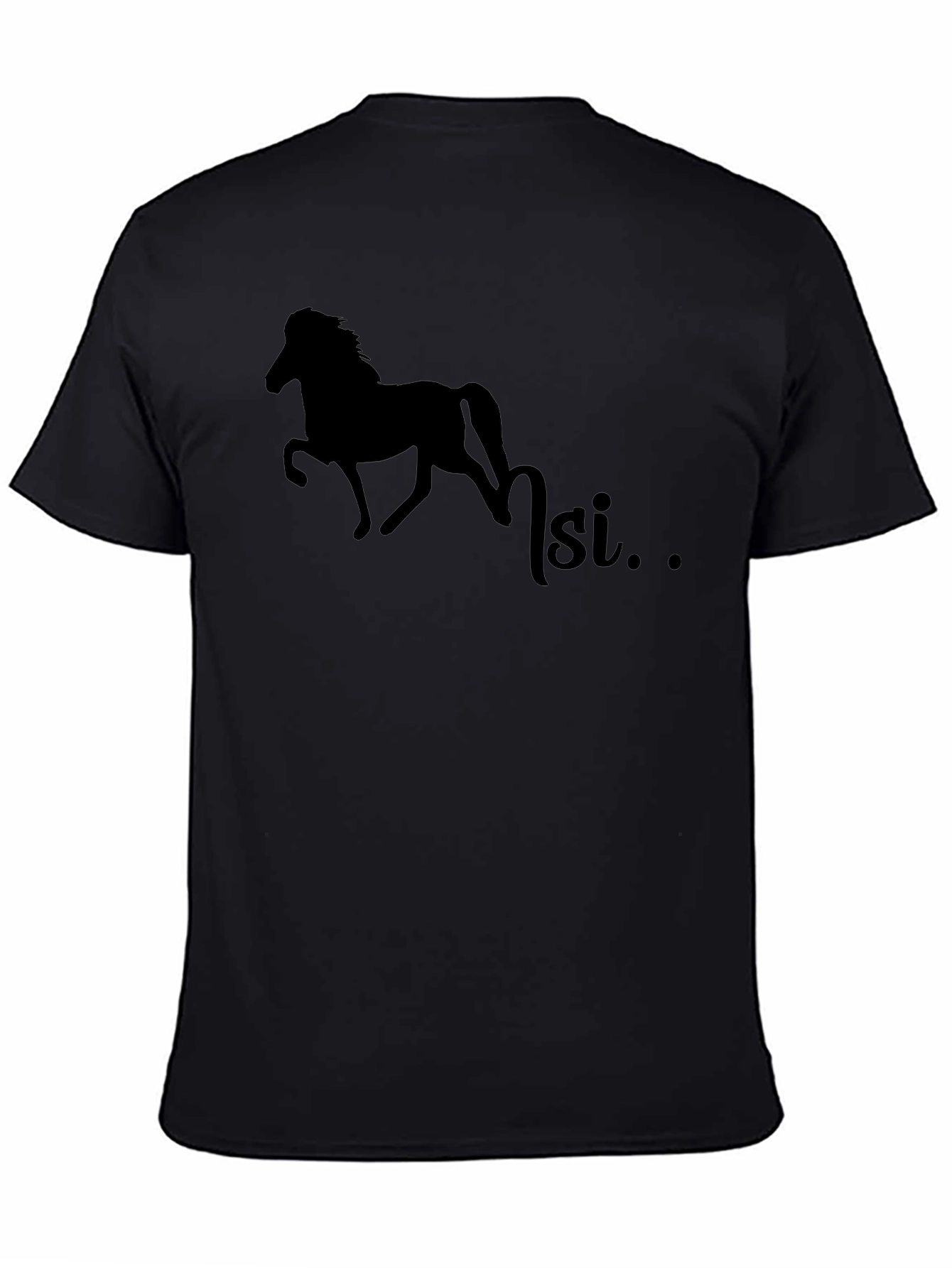 Silhouette Horse T-Shirt - Equestrian Style