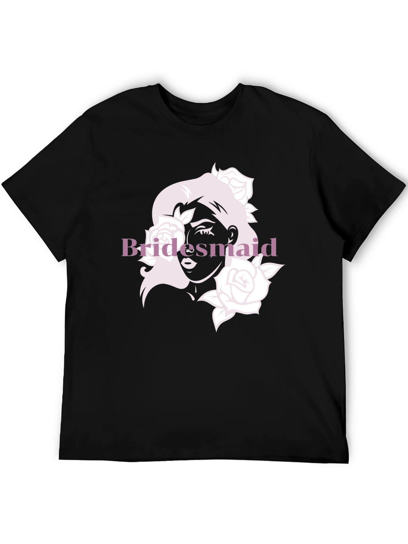 Bridesmaid Floral Graphic T-Shirt