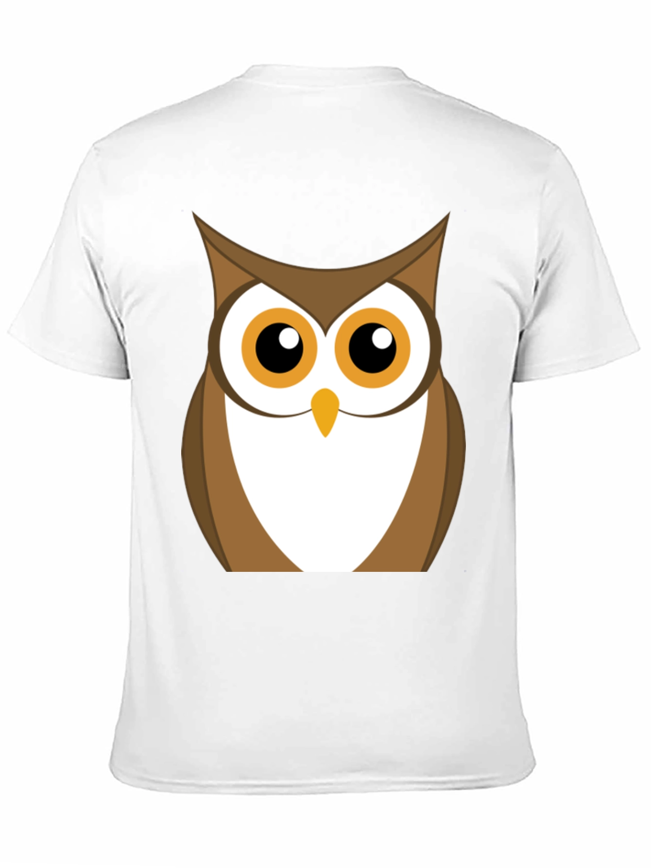 Owl Graphic Print Black T-Shirt