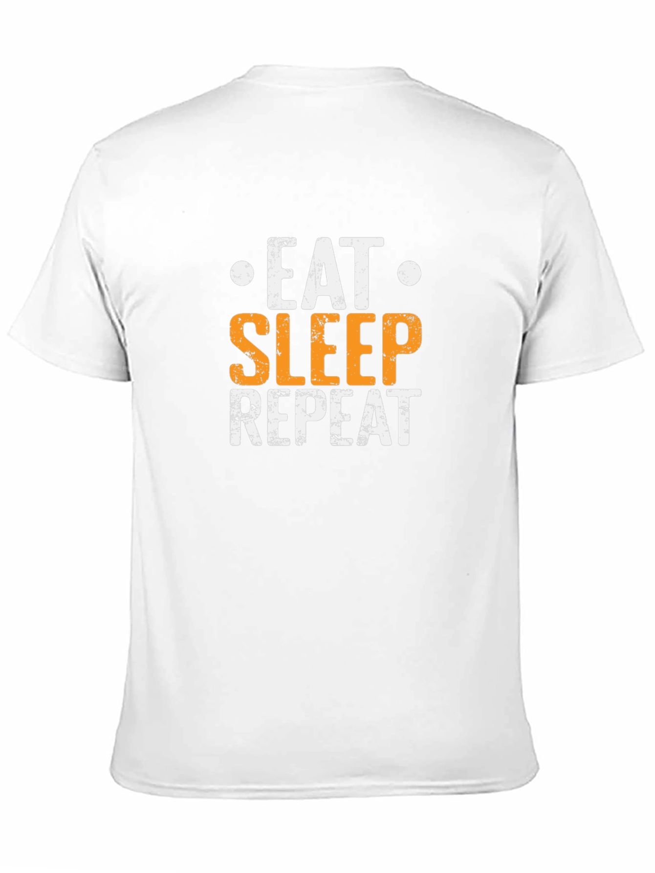 Eat Sleep Repeat Graphic Tee - Black Cotton T-Shirt