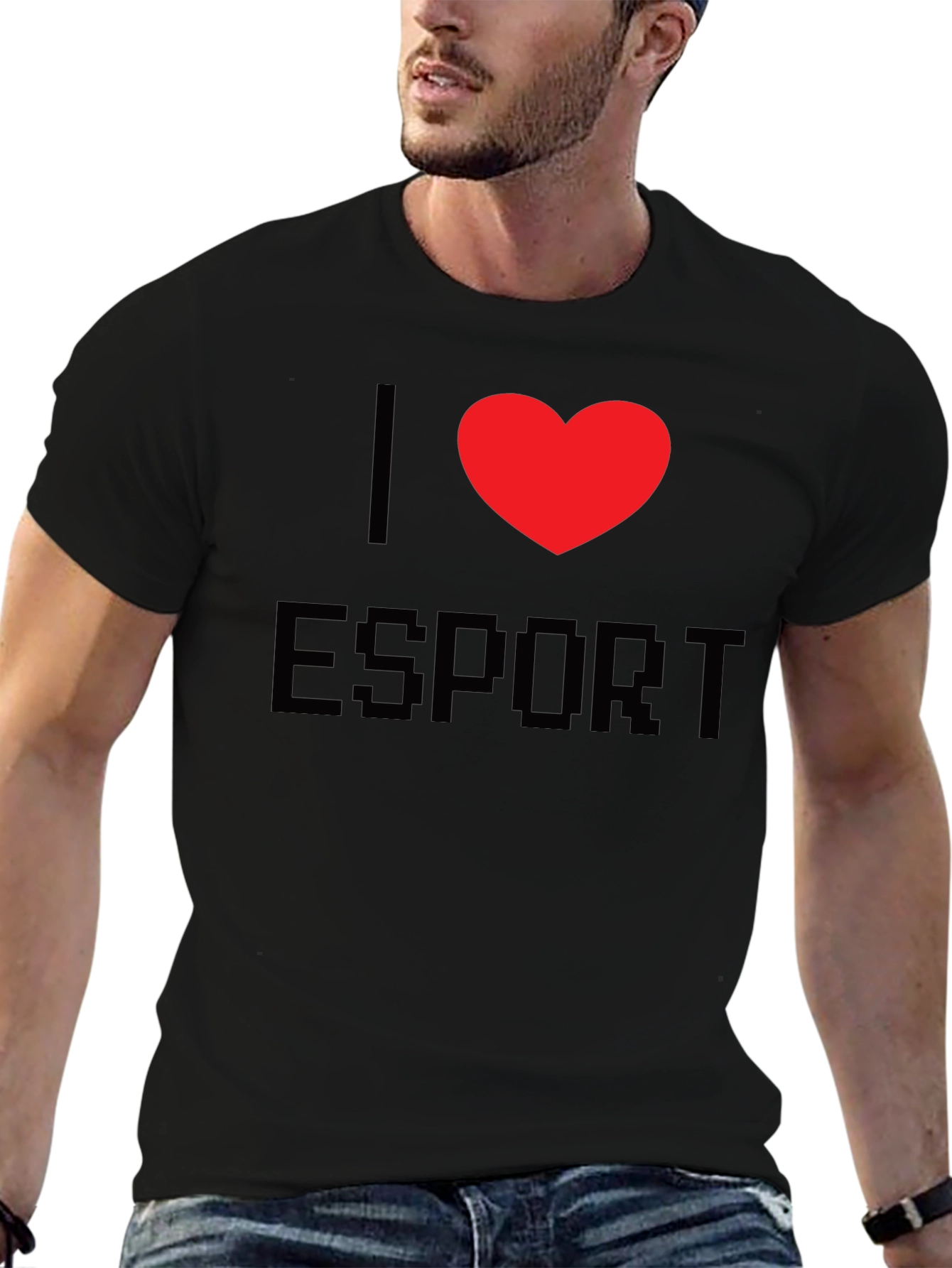I Love Esport Graphic T-Shirt - Gamer Fashion