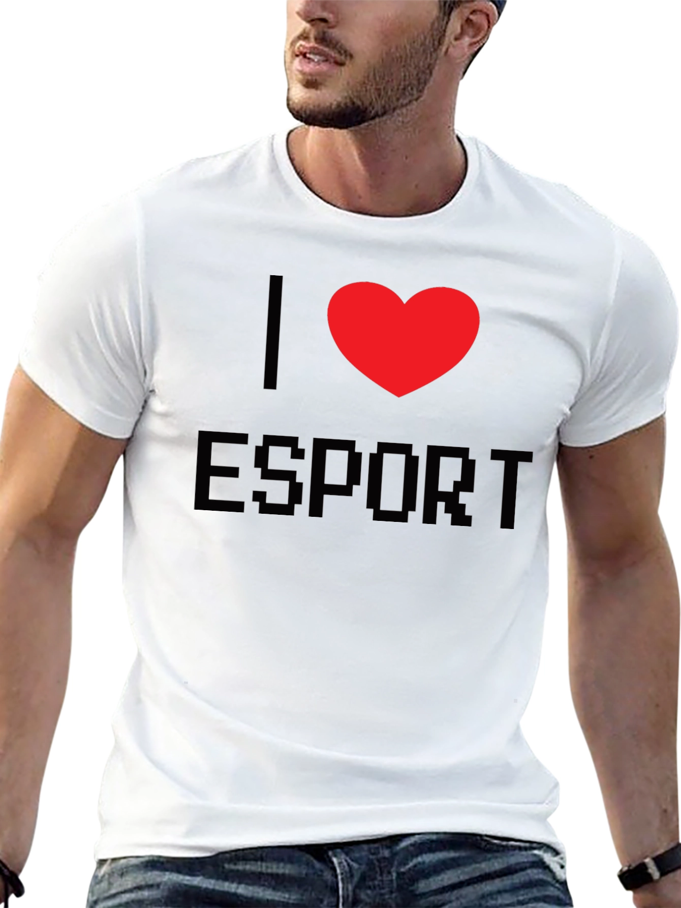 I Love Esport Graphic T-Shirt - Gamer Fashion