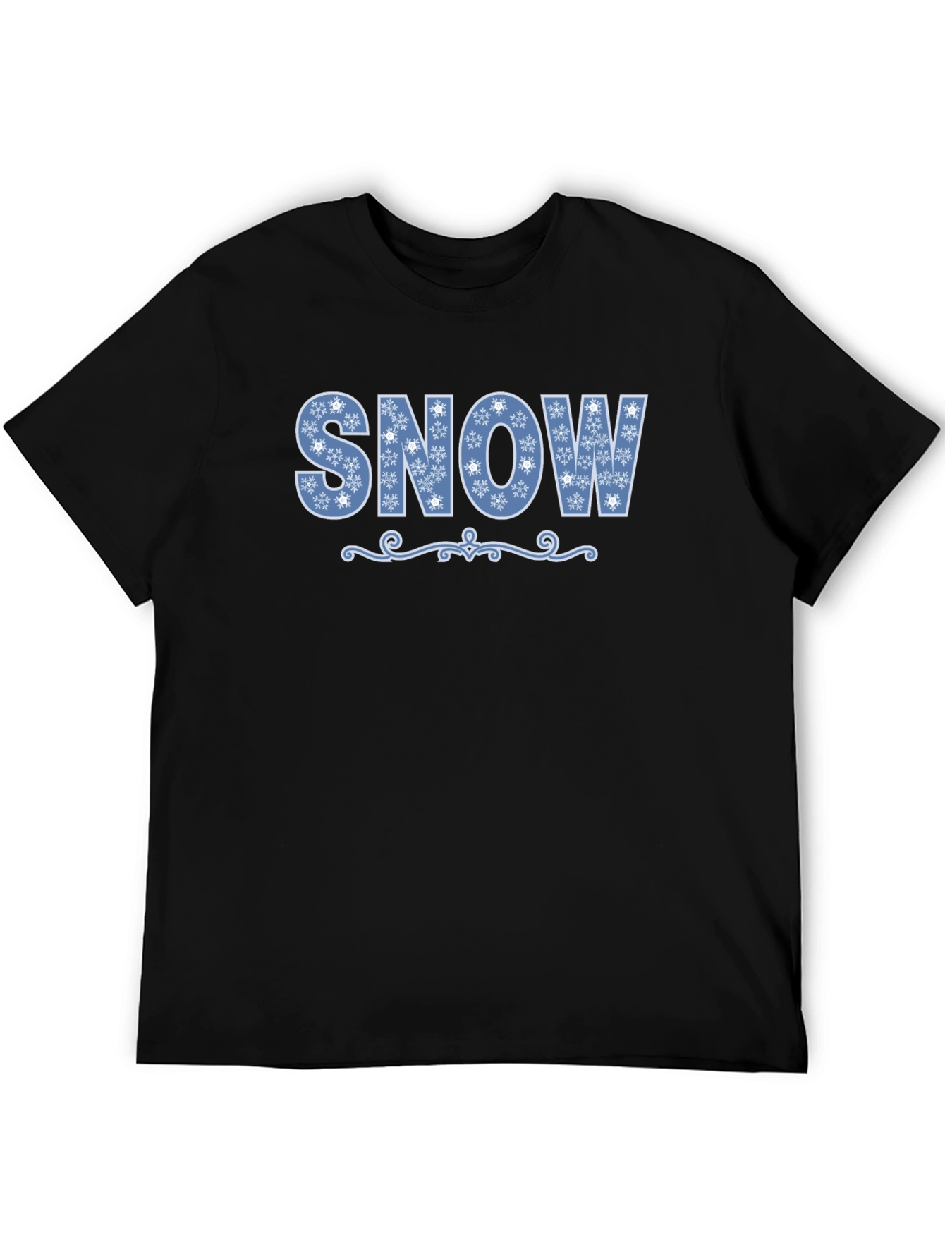 Snow Snowflake Winter Graphic T-Shirt