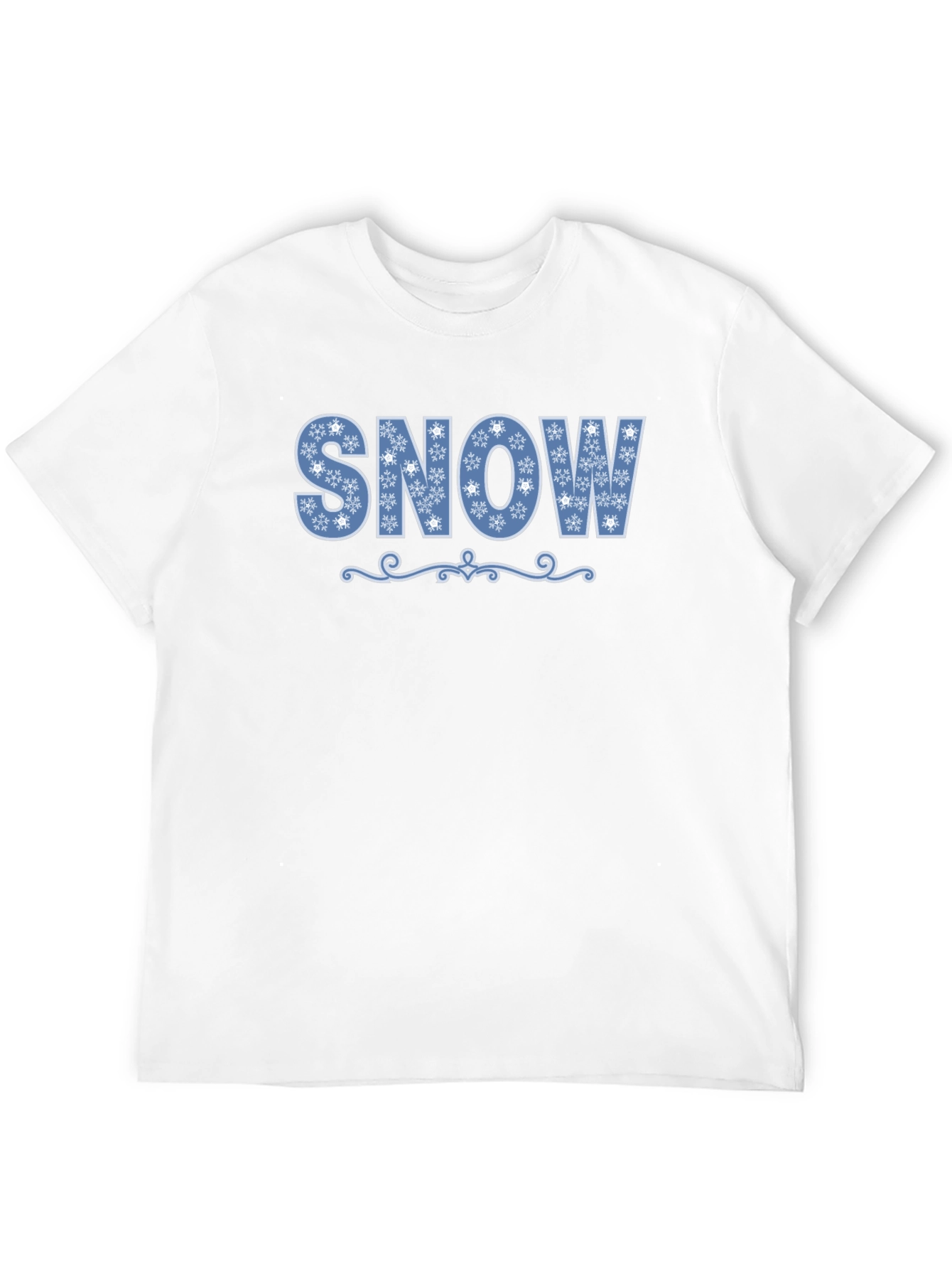 Snow Snowflake Winter Graphic T-Shirt