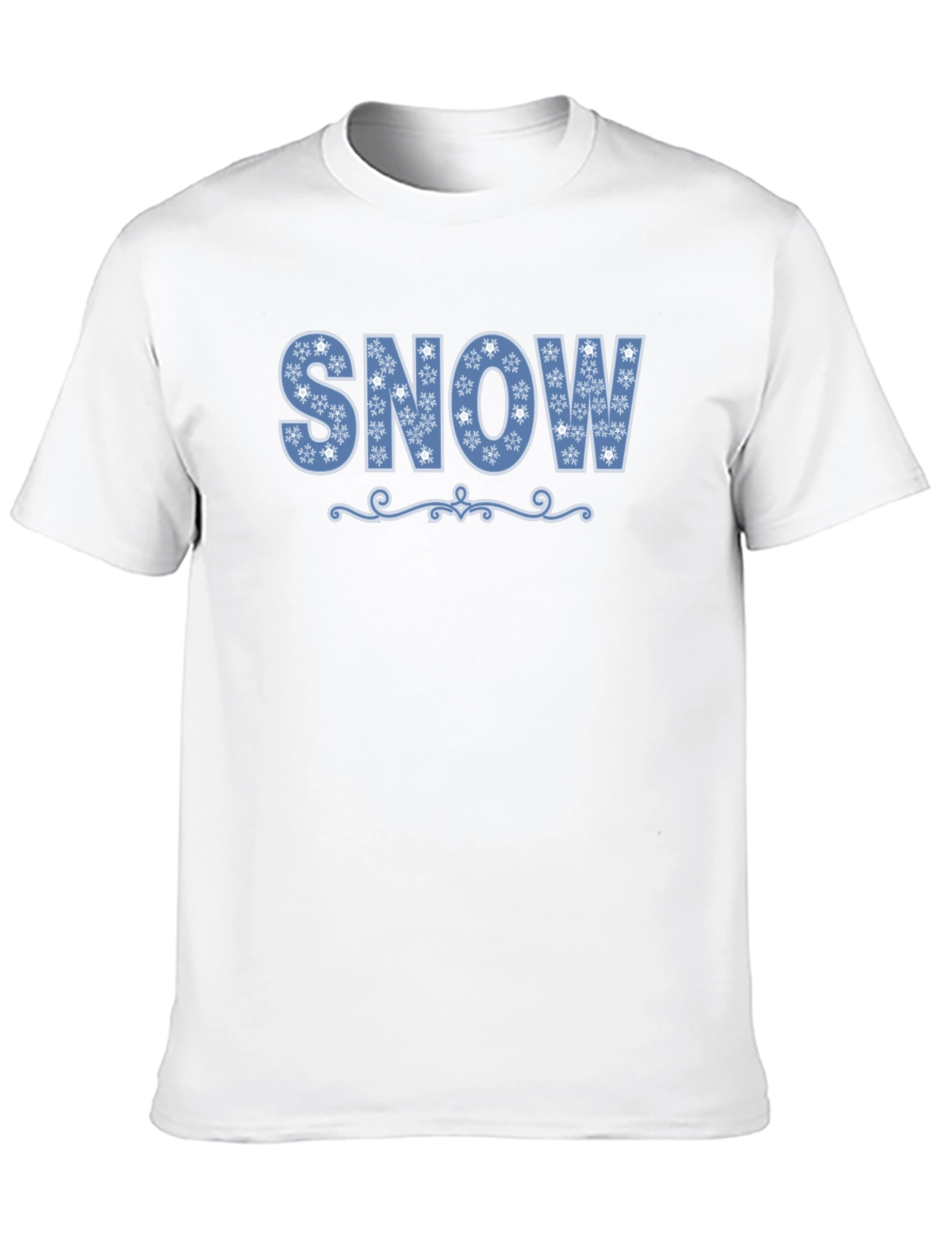 Snow Snowflake Winter Graphic T-Shirt