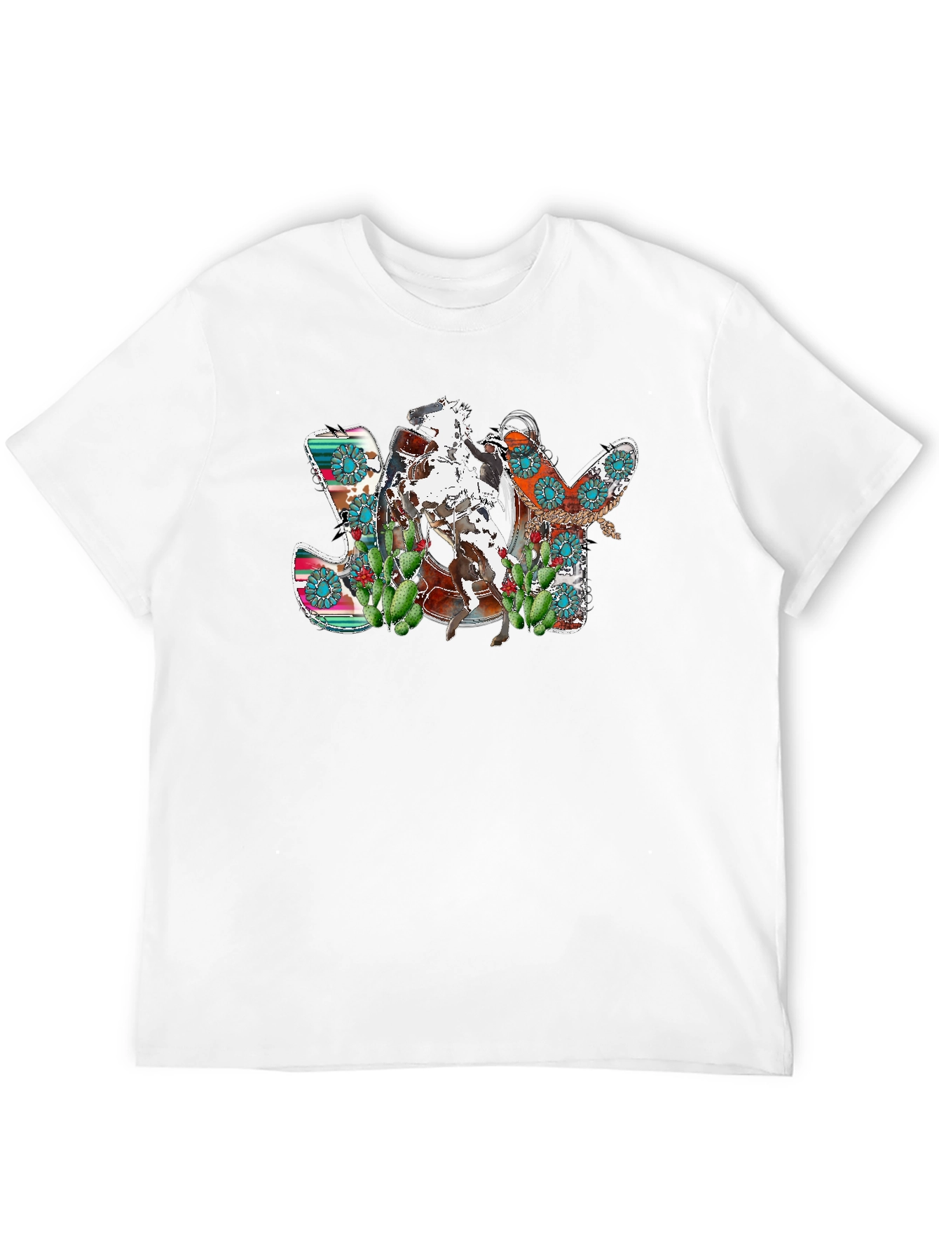 JOY Rodeo Horse Graphic Tee - Black