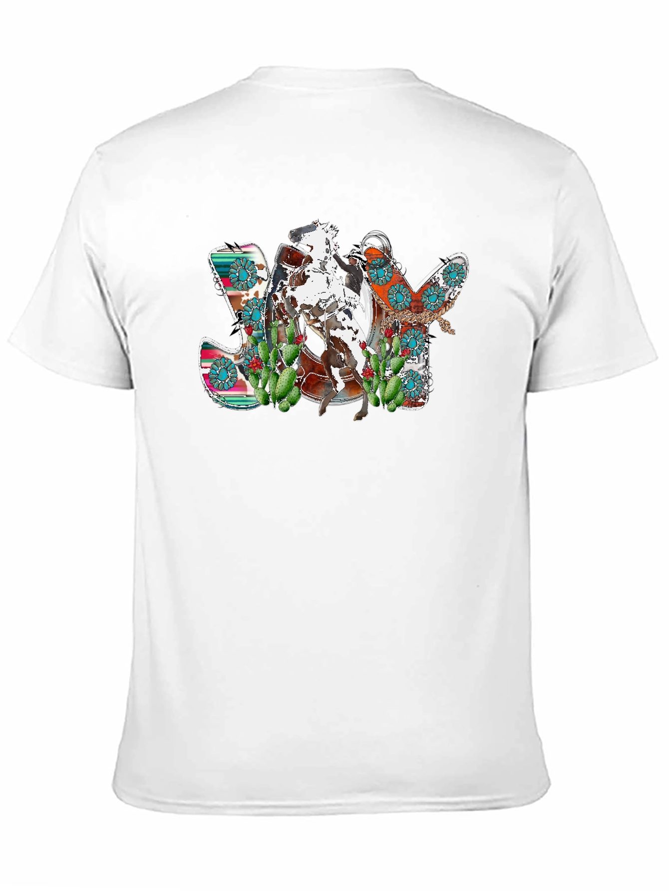 JOY Rodeo Horse Graphic Tee - Black