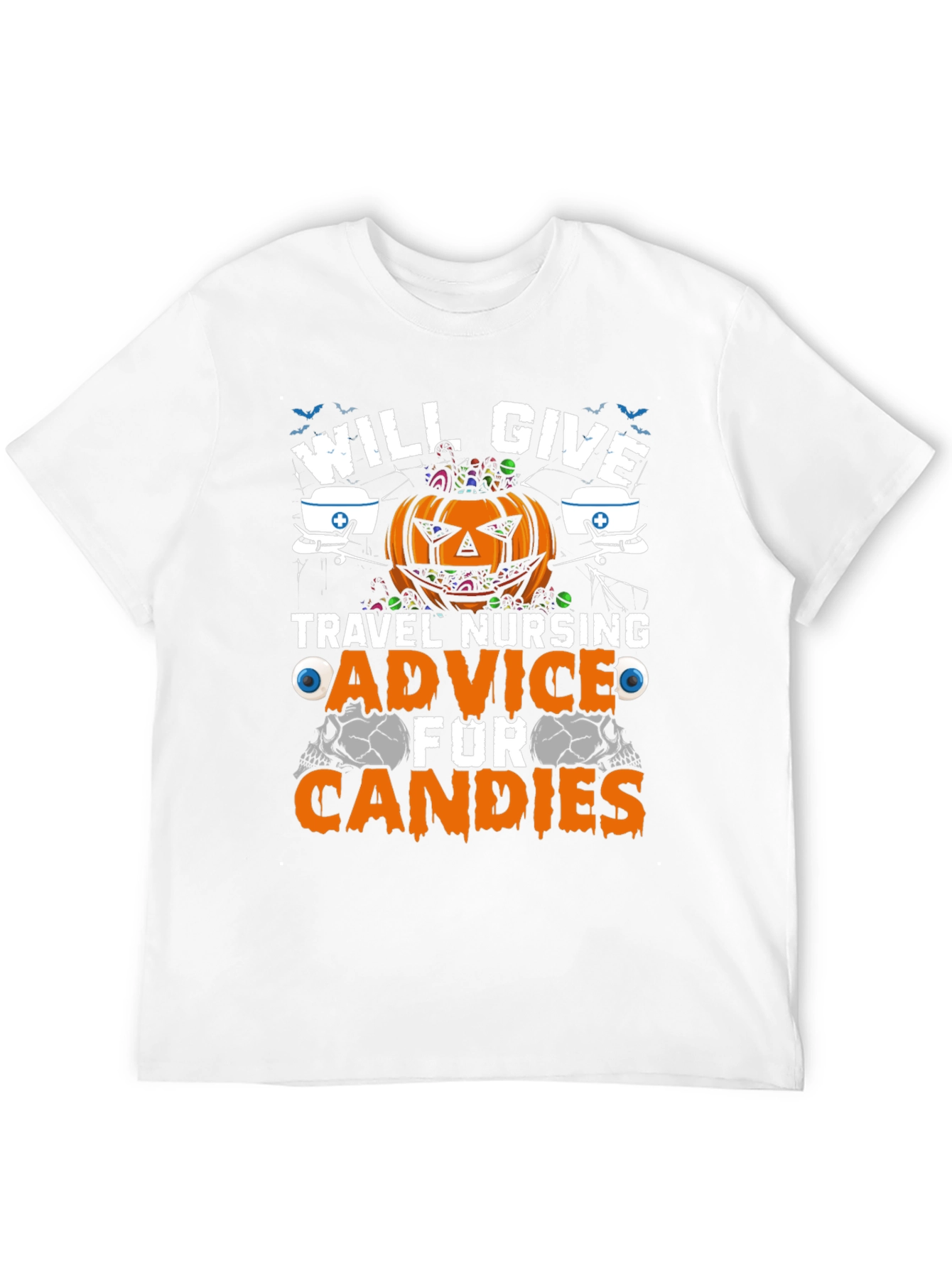 Halloween Travel Nurse Advice T-Shirt