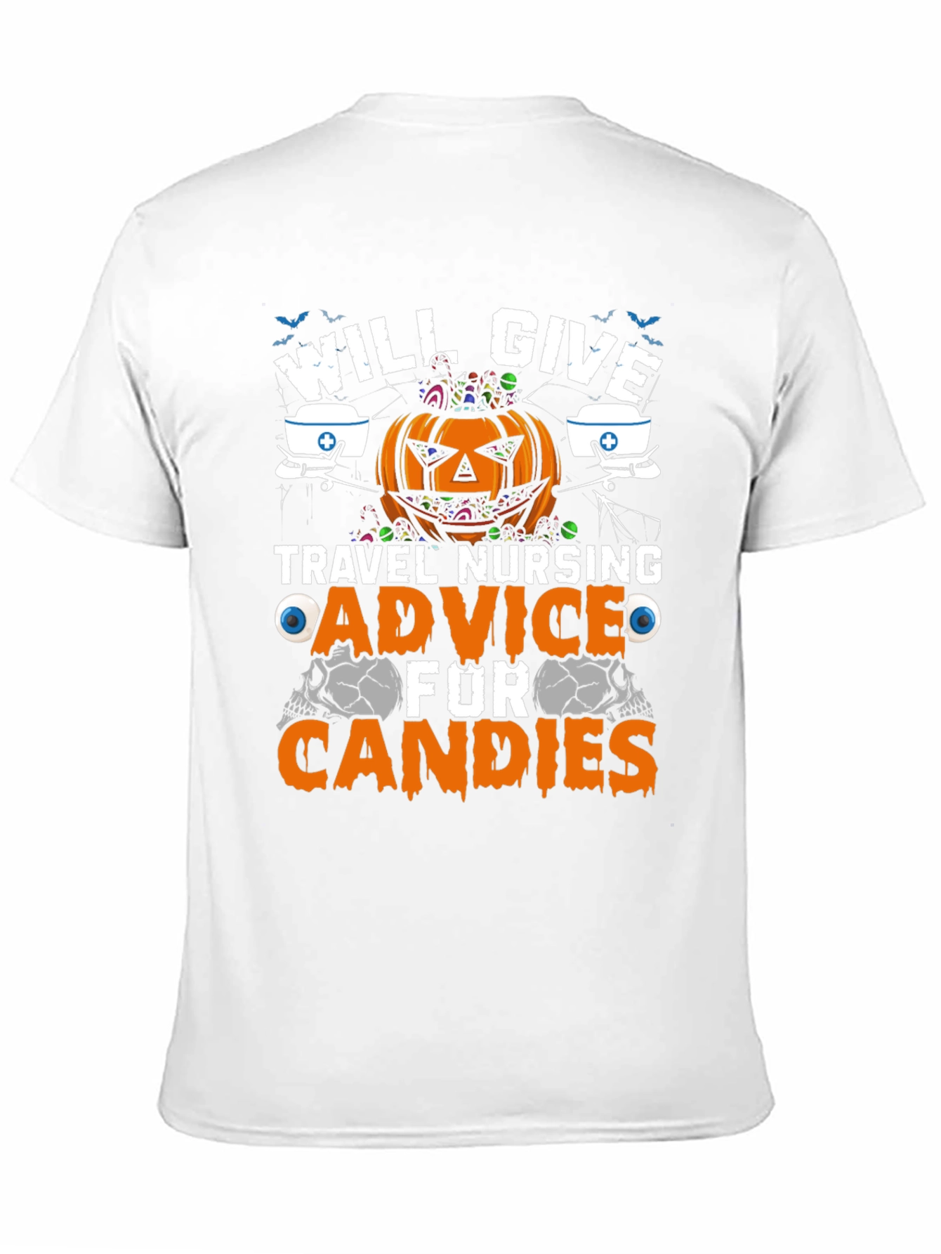 Halloween Travel Nurse Advice T-Shirt
