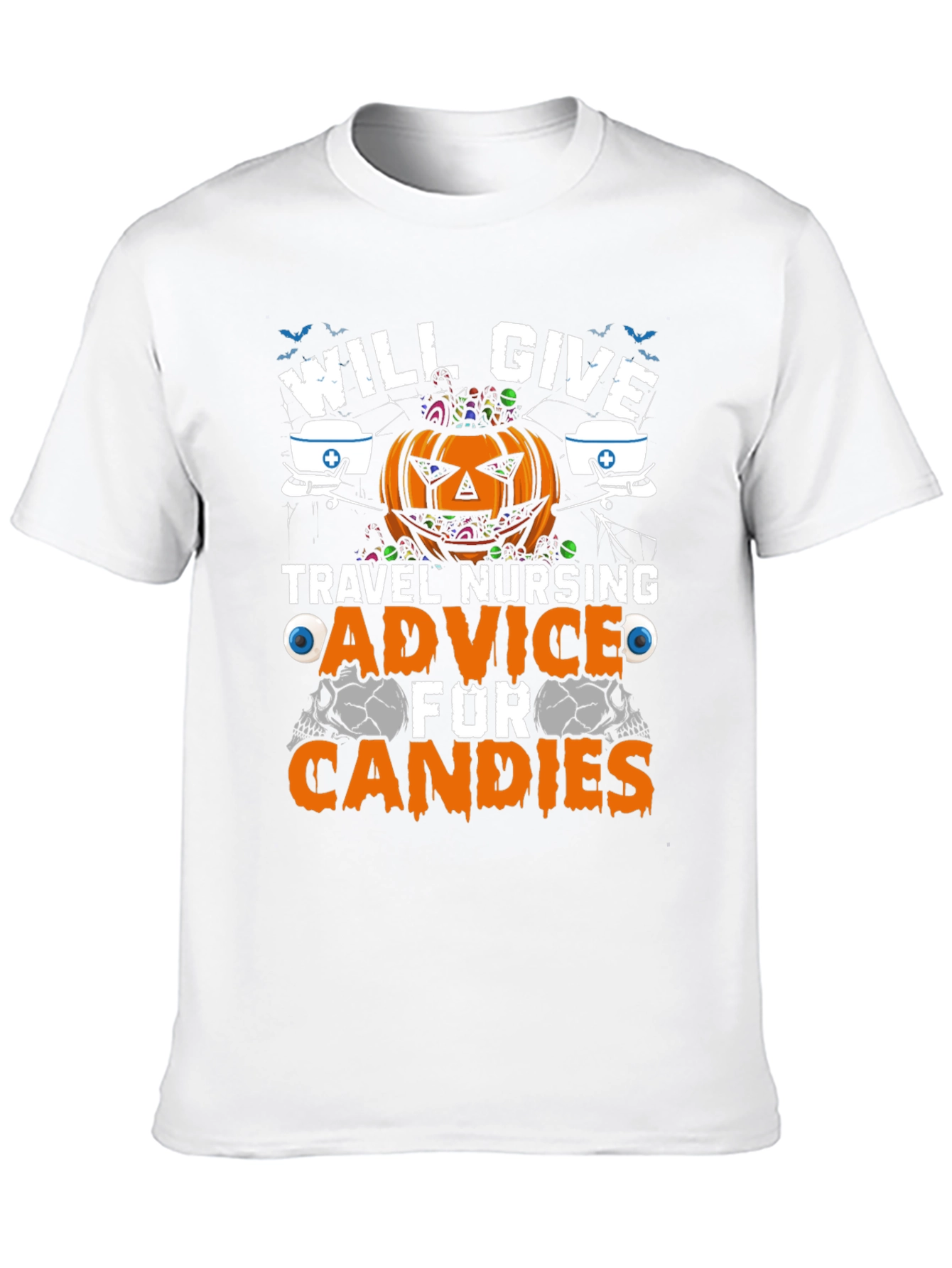 Halloween Travel Nurse Advice T-Shirt