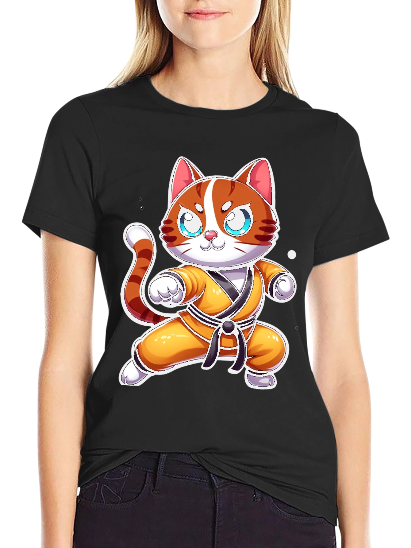 Cat Karate Master T-Shirt - Funny Martial Arts Tee