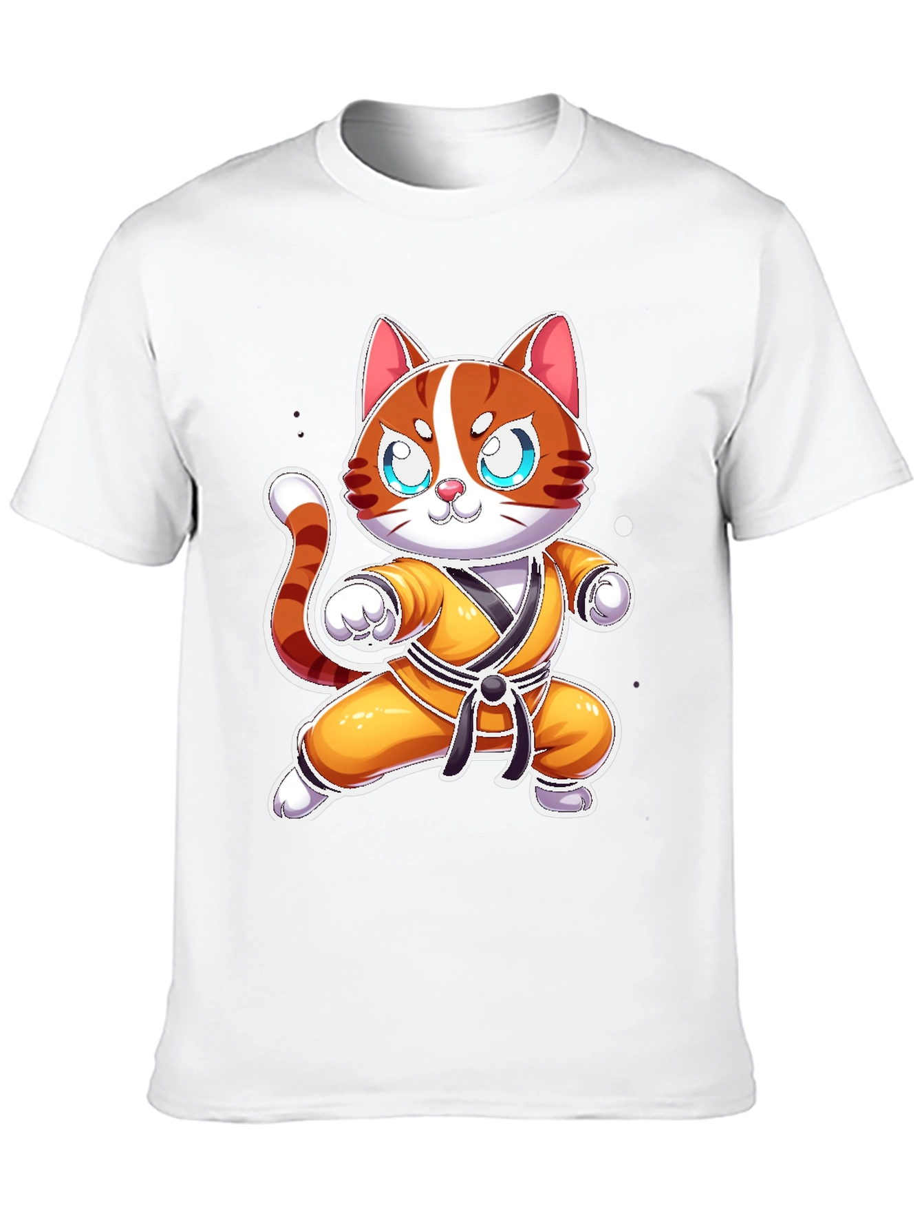 Cat Karate Master T-Shirt - Funny Martial Arts Tee