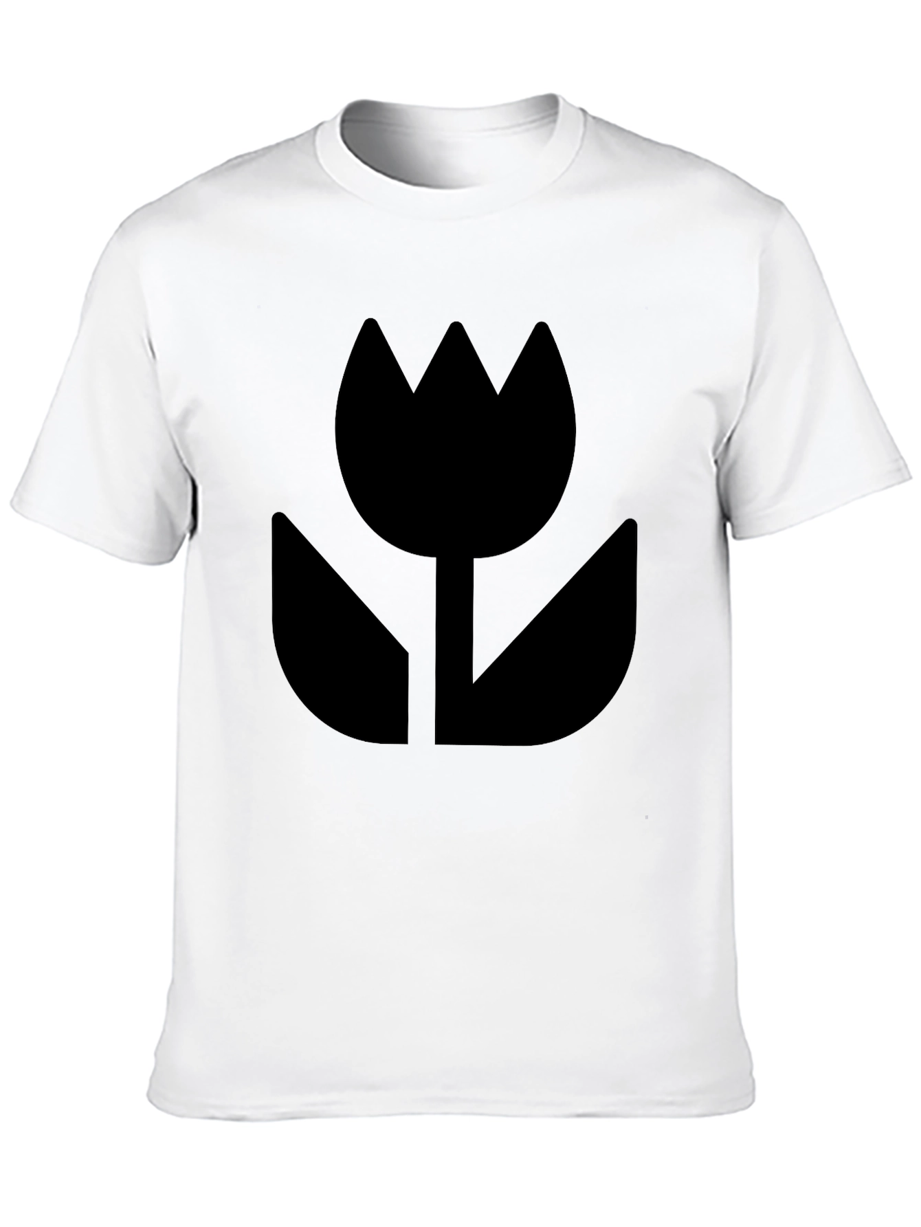 Black Tulip Graphic T-Shirt