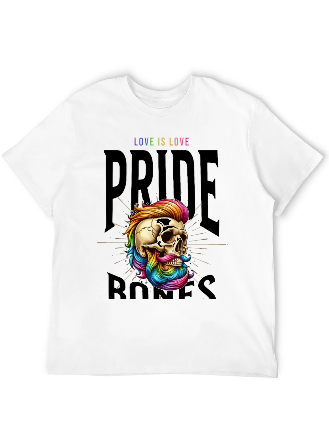 Pride Bones Tee - Love Is Love