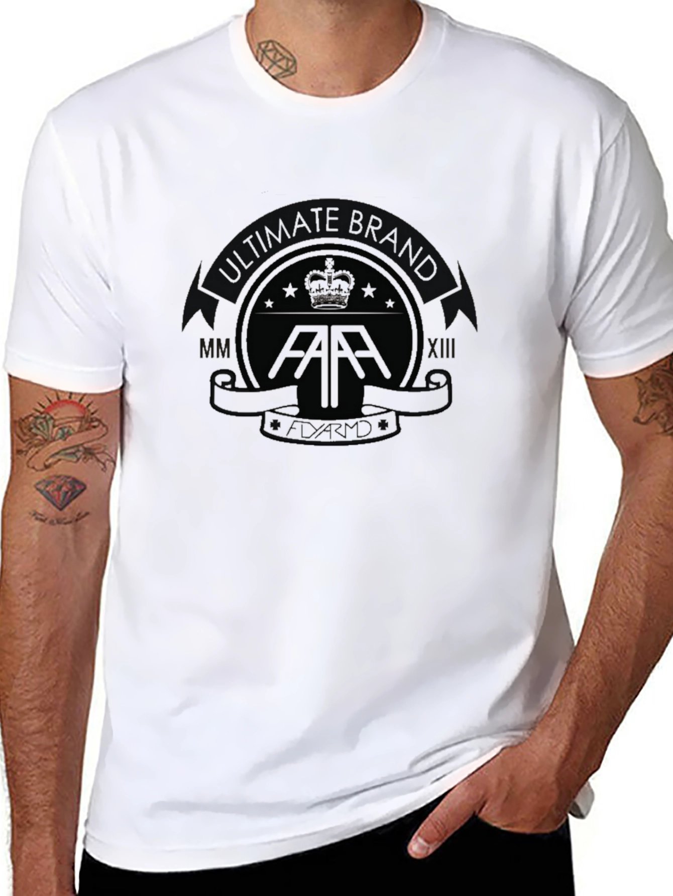 Ultimate Brand Black Graphic Tee