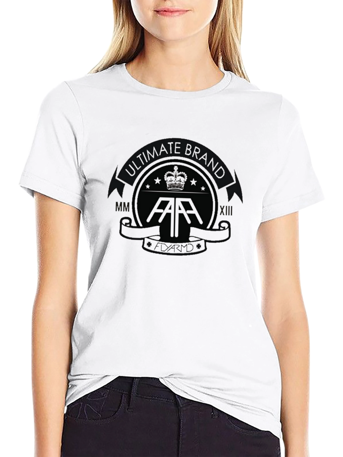 Ultimate Brand Black Graphic Tee