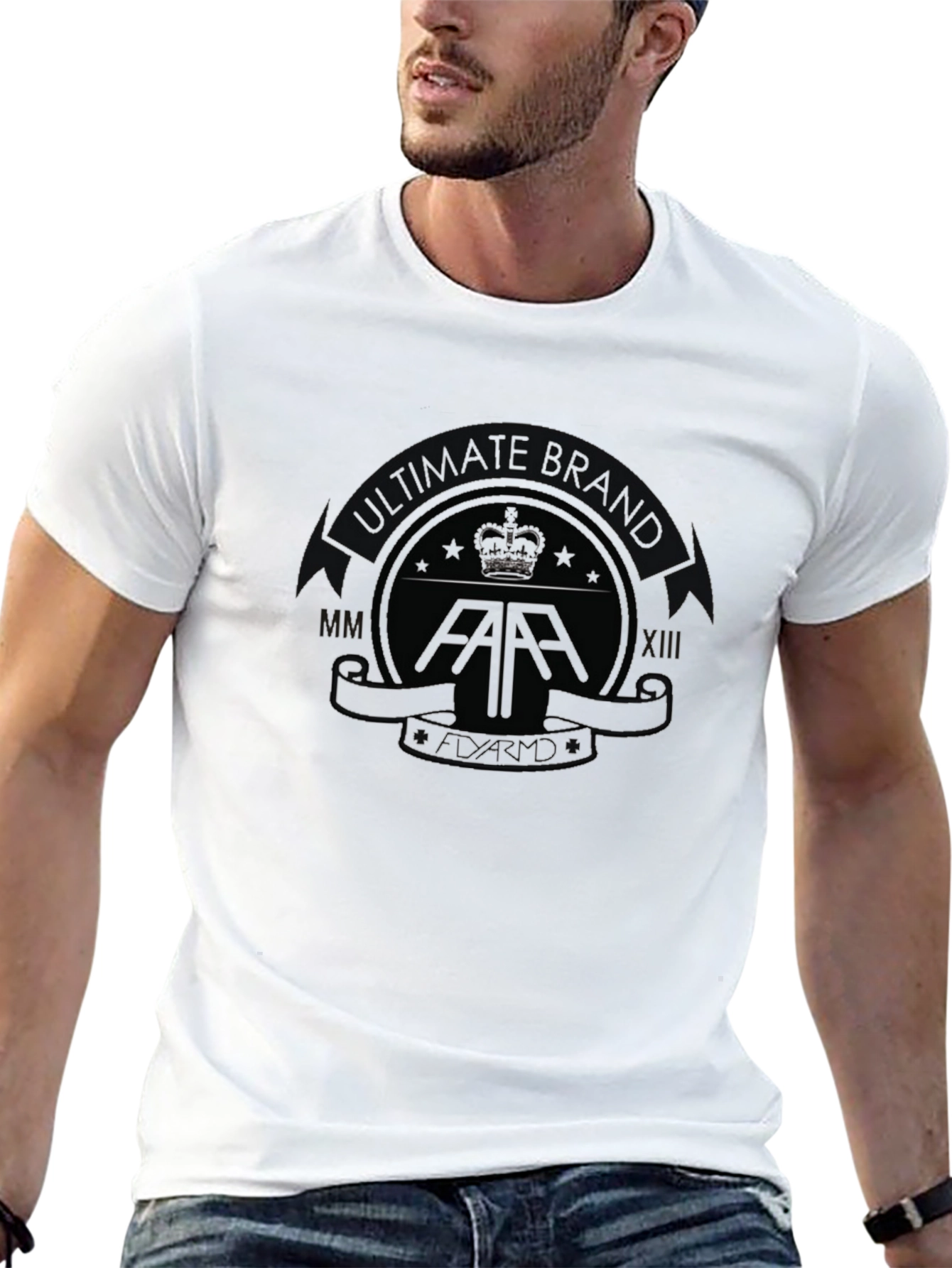 Ultimate Brand Black Graphic Tee