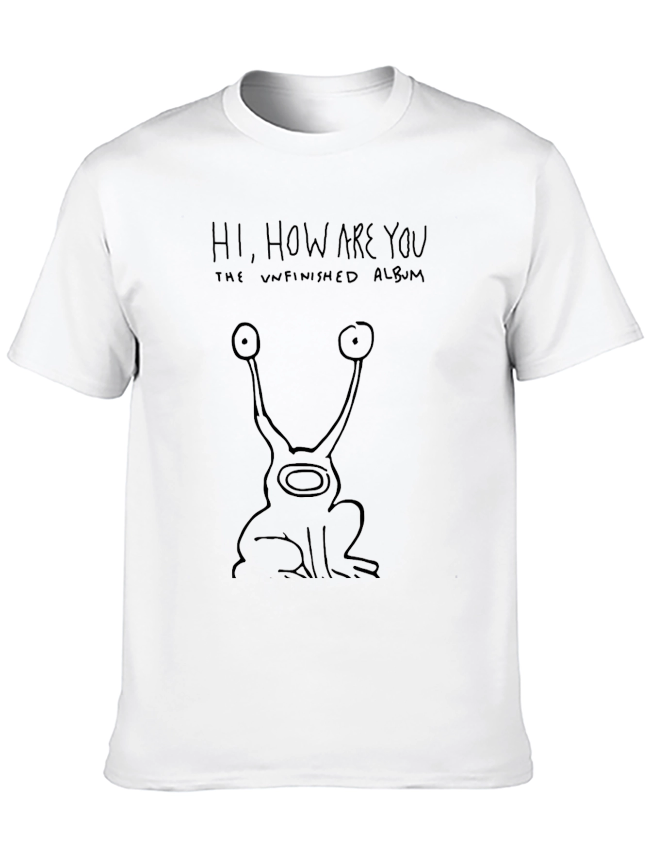 Hi How Are You? The Unfinished Album Black T-Shirt