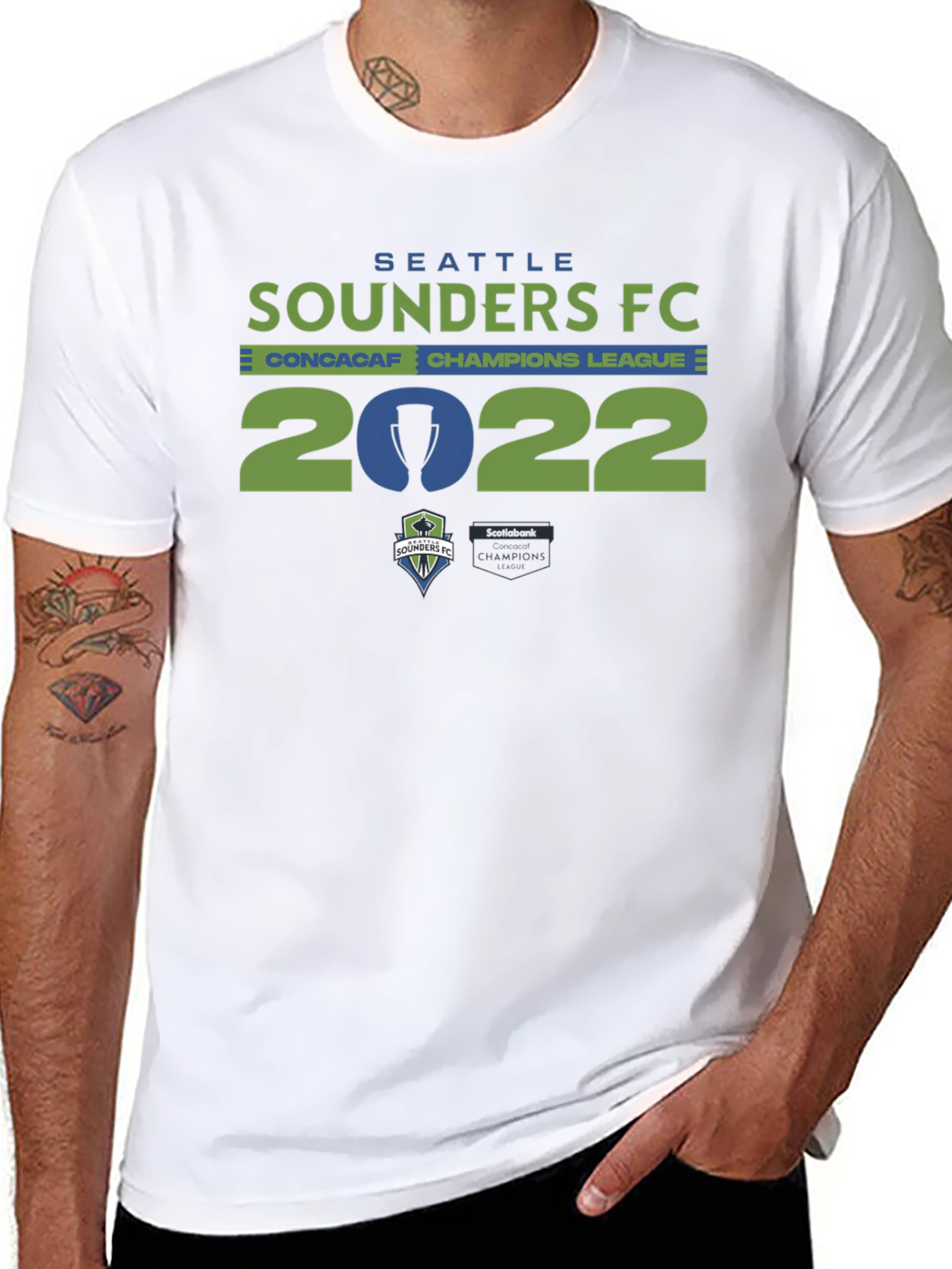 Seattle Sounders FC 2022 Champions League T-Shirt