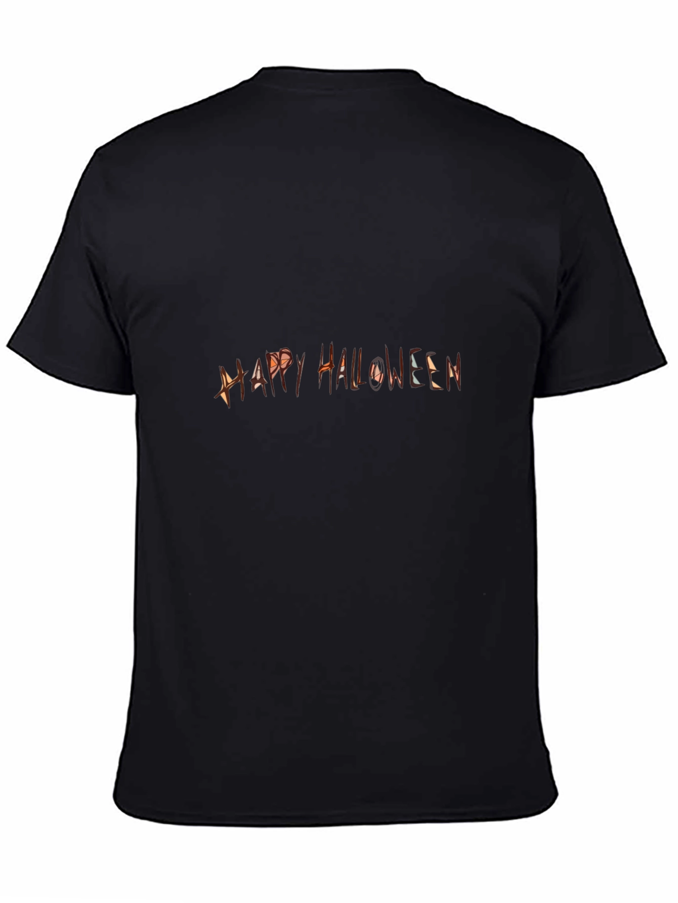 Happy Halloween Black T-Shirt - Spooky Season Apparel